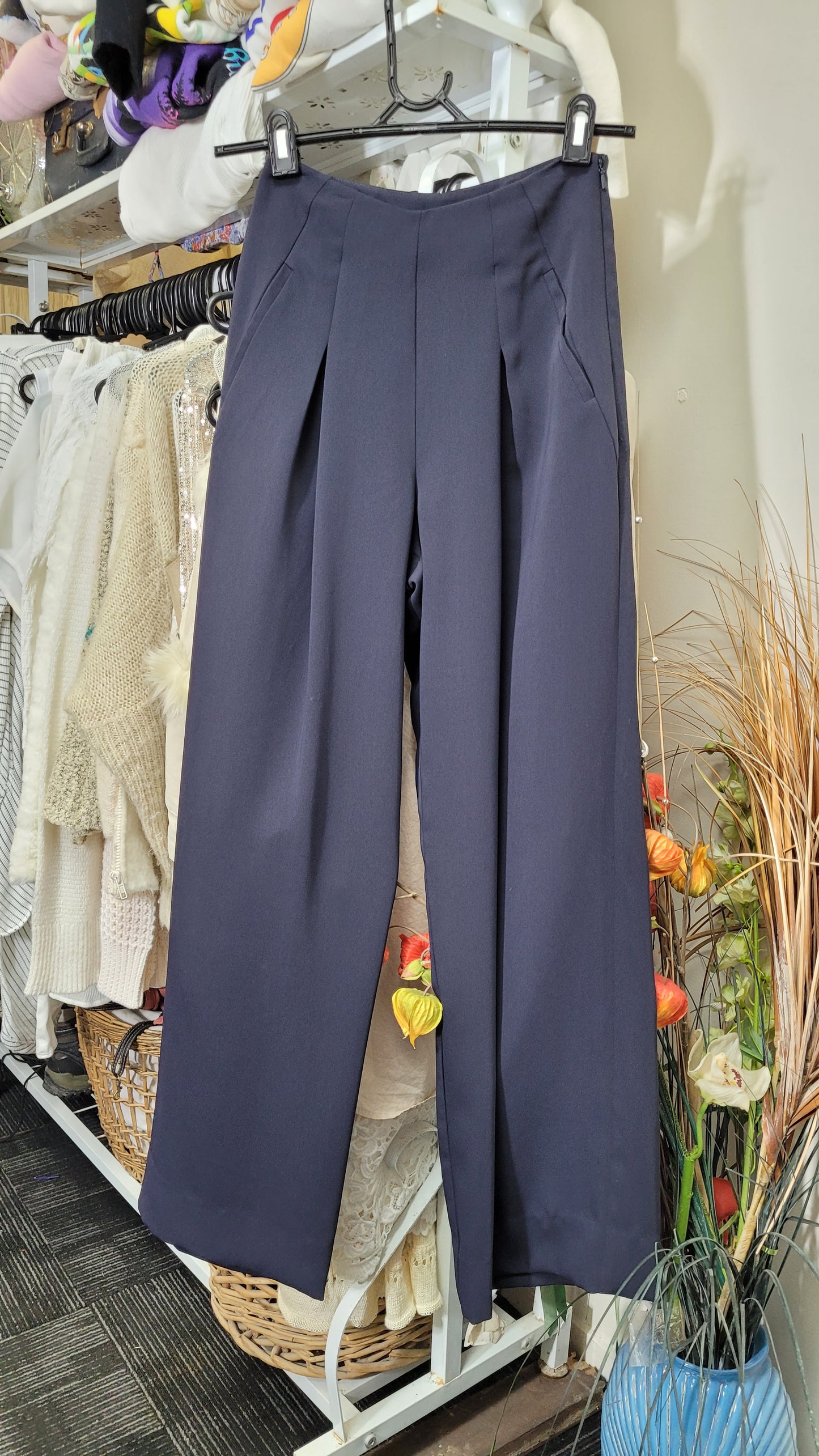 Wide leg pants - Preloved Trousers Size XS