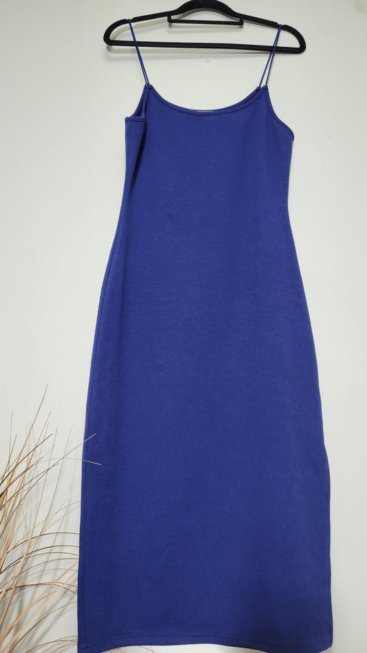 Blue Mirrou Brand Midi Dress