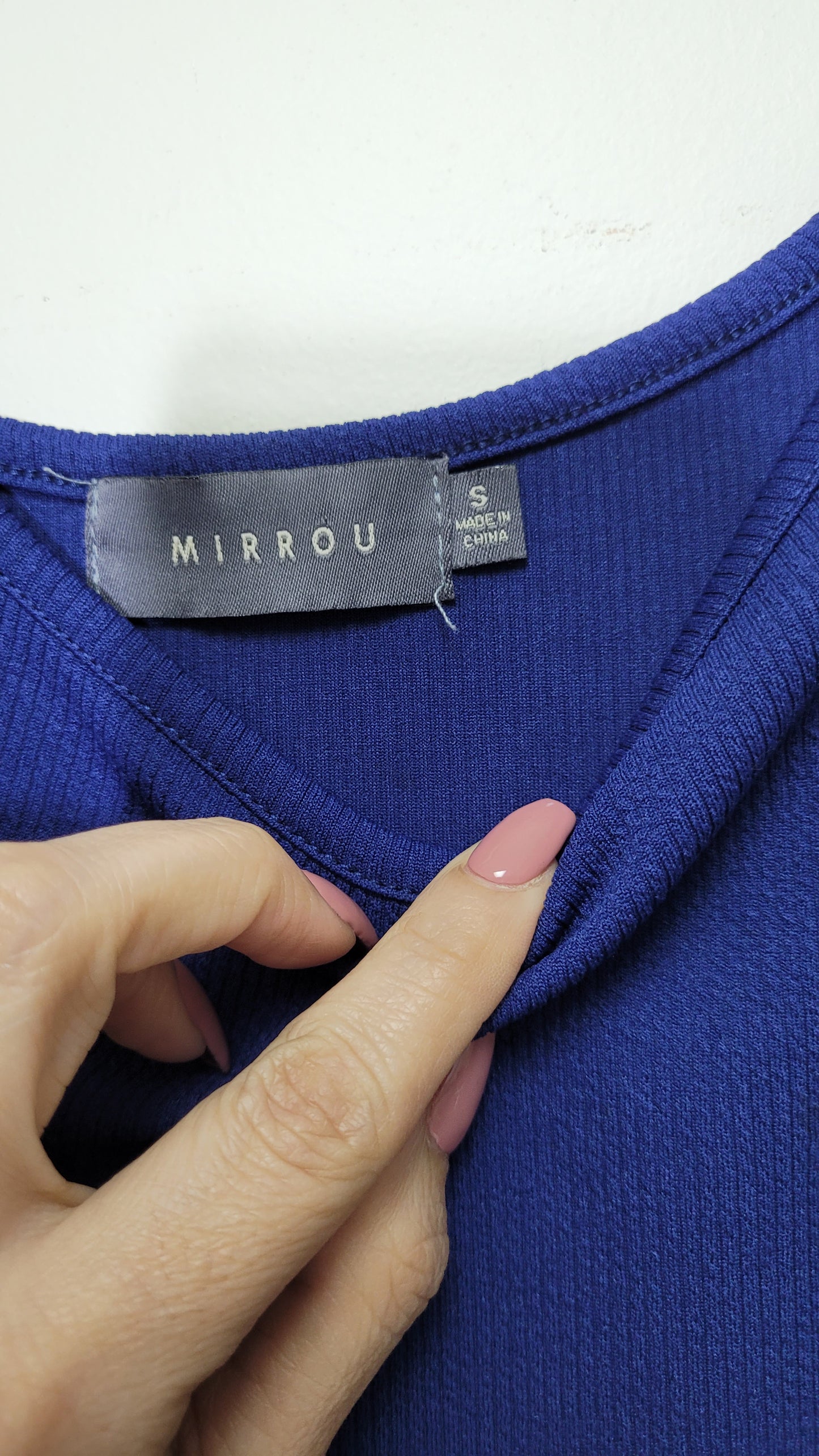 Blue Mirrou Brand Midi Dress