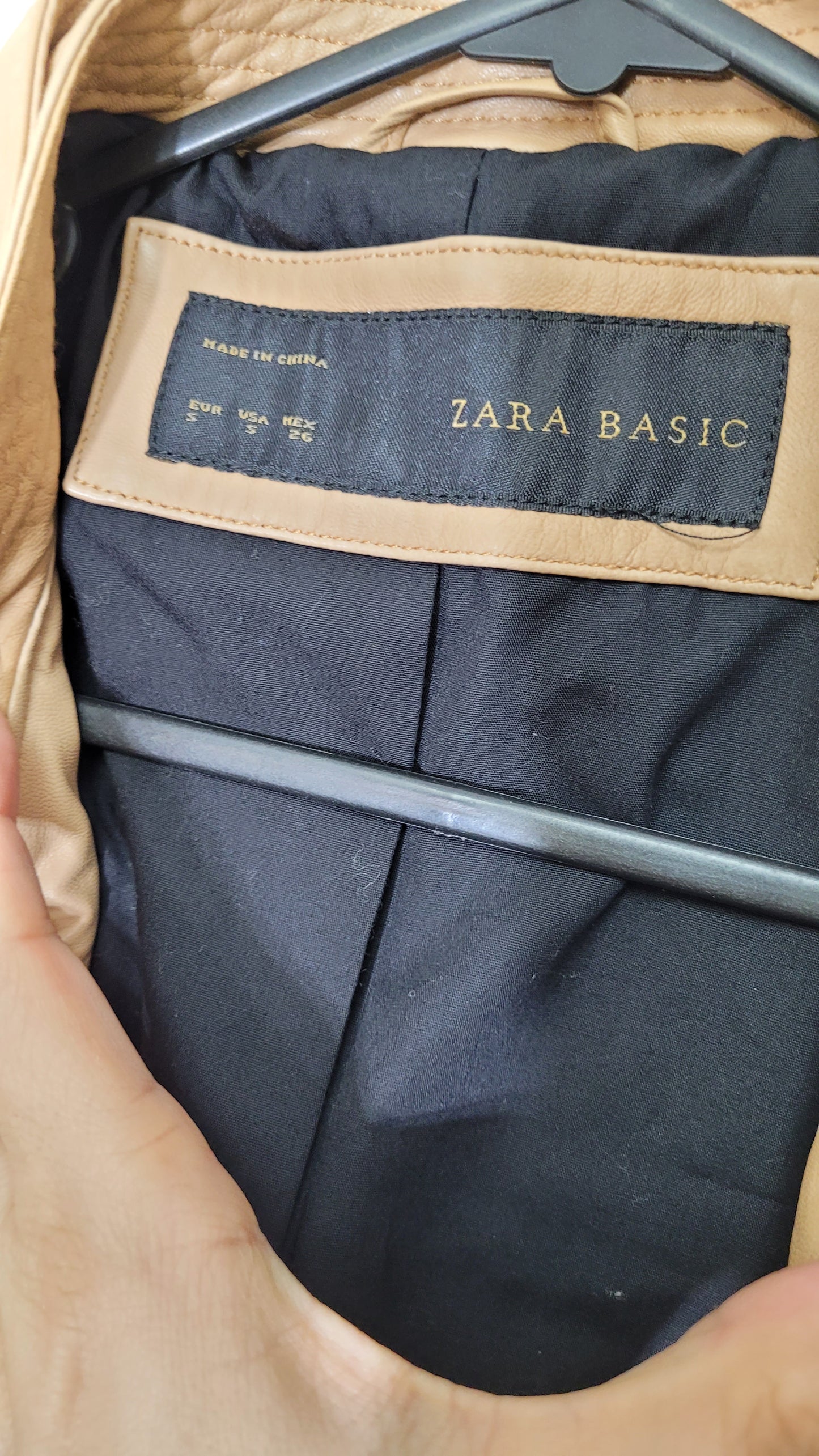 Stunning Zara Jacket - Beige and Black Beauty