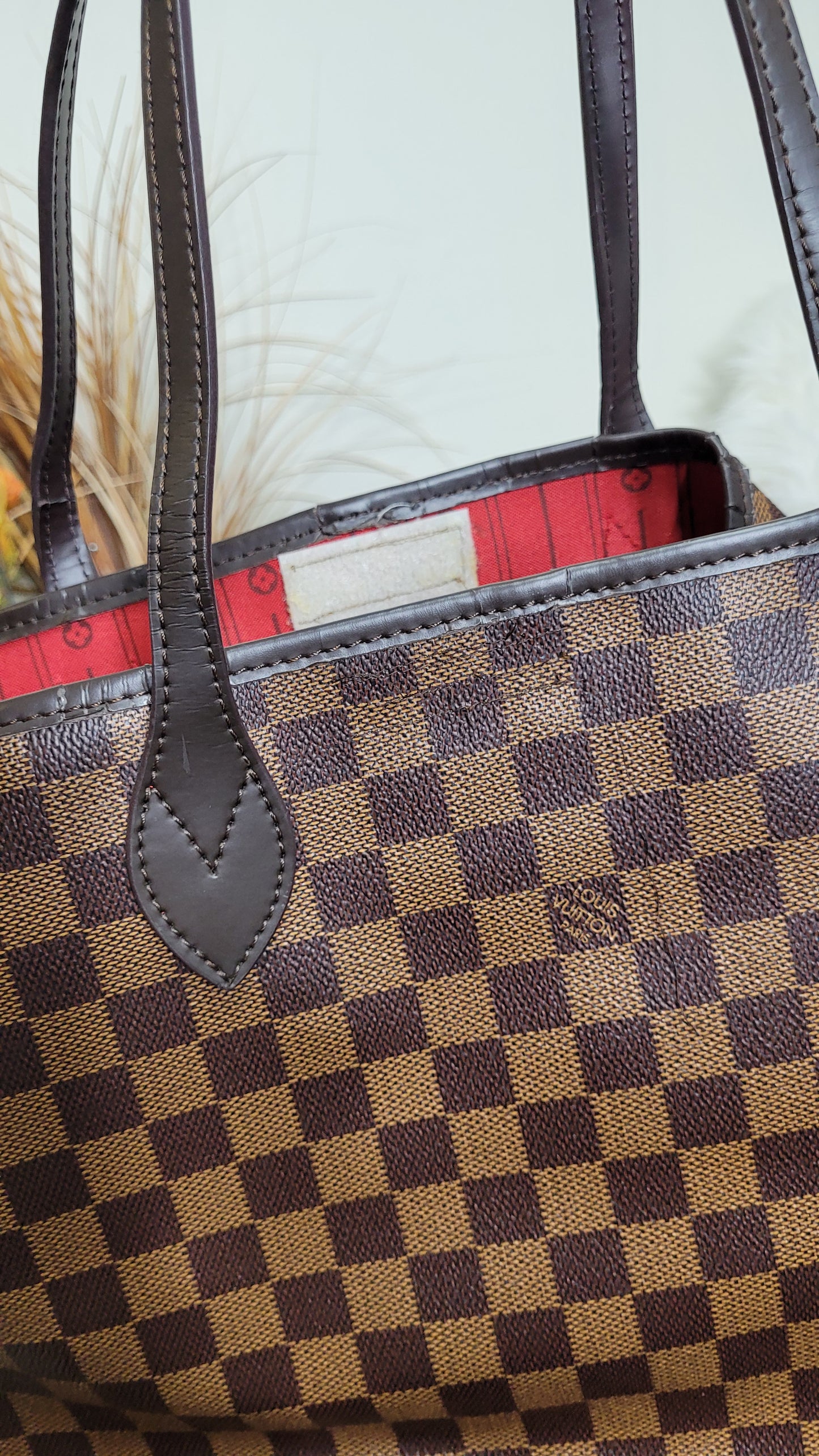 Louis Vuitton inspired tote Bag.No branded Handbag