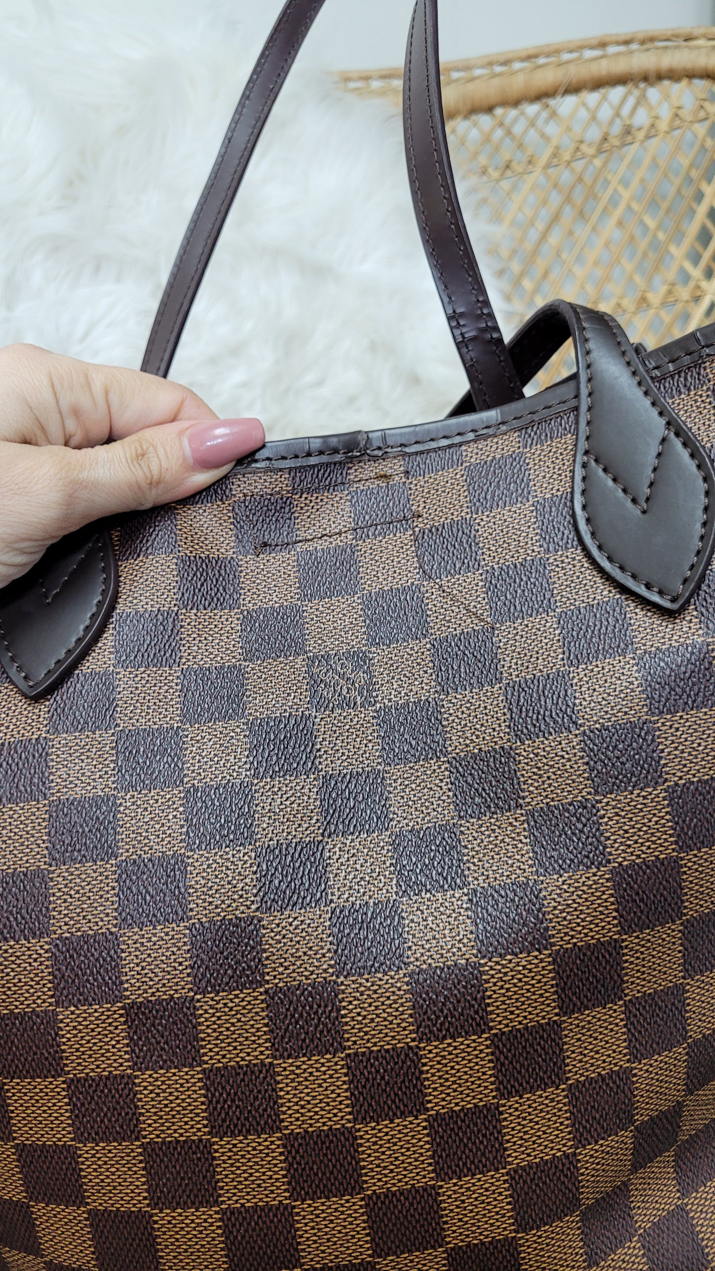 Louis Vuitton inspired tote Bag.No branded Handbag