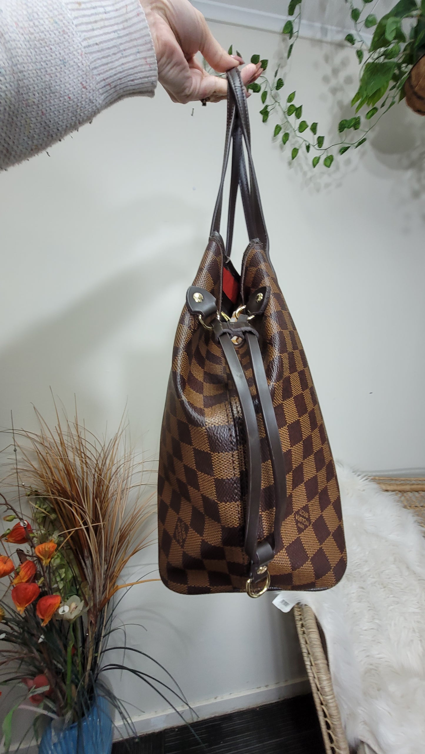 Louis Vuitton inspired tote Bag.No branded Handbag