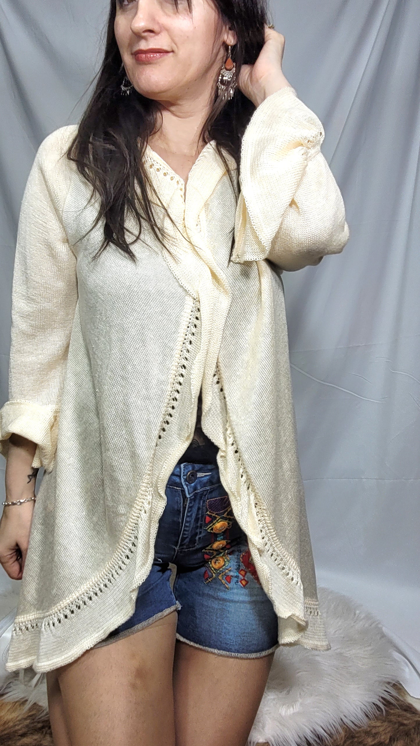 Vintage Cardigan - bell sleeves Coat