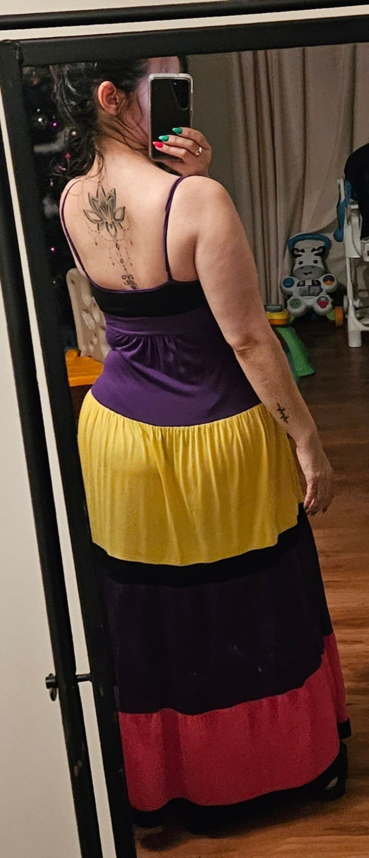 Colorful Maxi Dress - Second hand find!