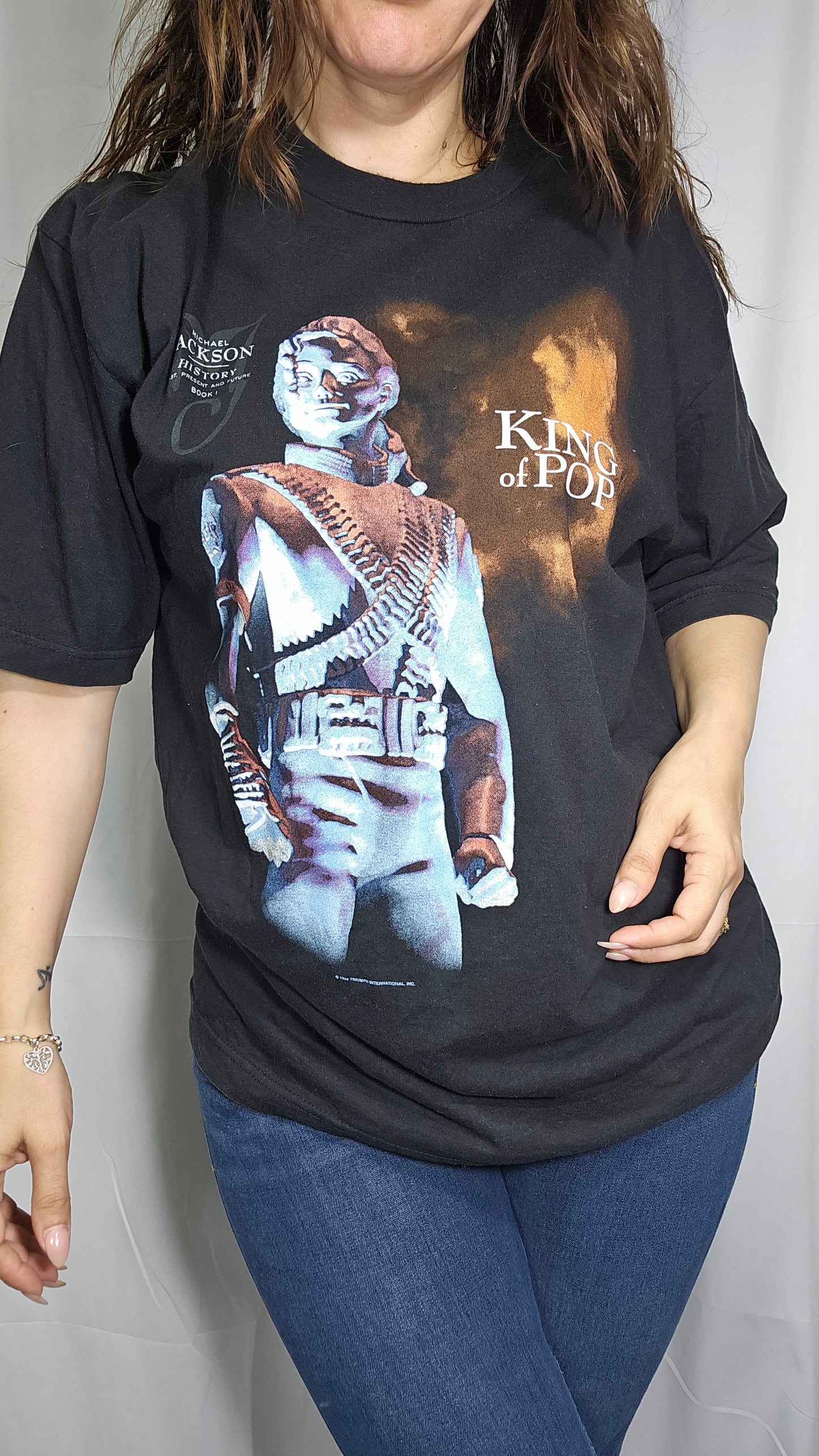 Michael Jackson King of Pop T-Shirt Tee Top second-hand find