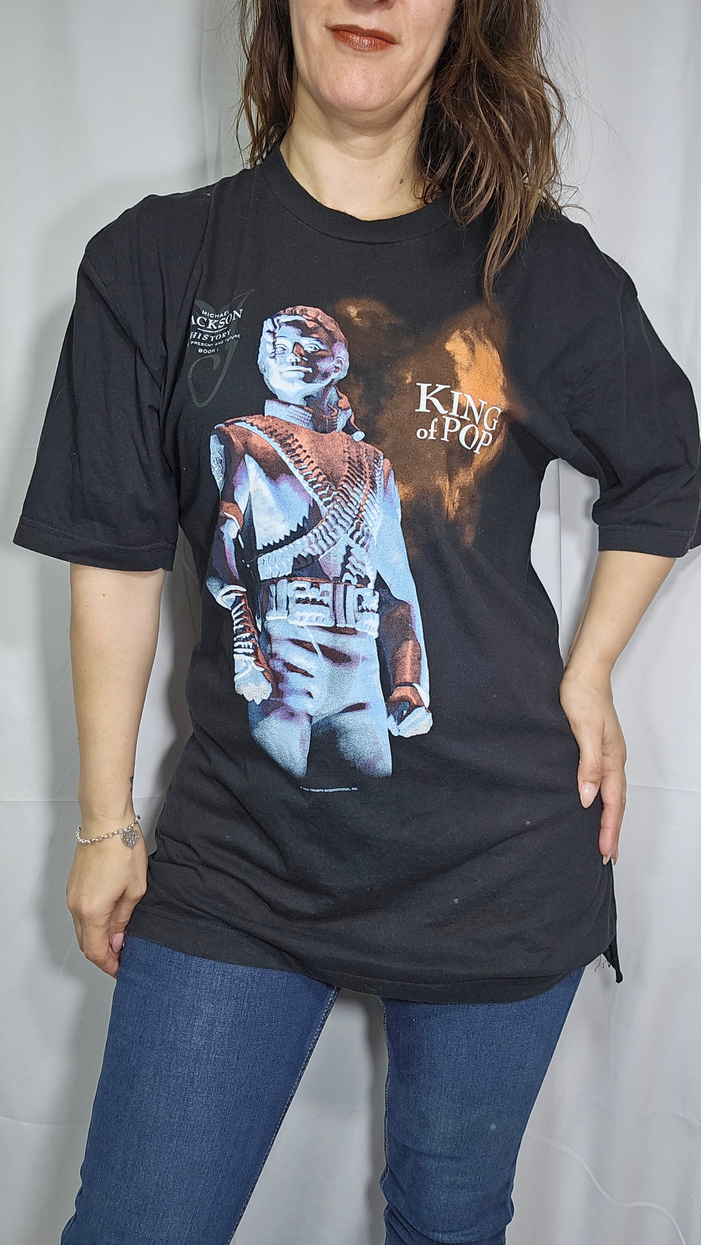 Michael Jackson King of Pop T-Shirt Tee Top second-hand find