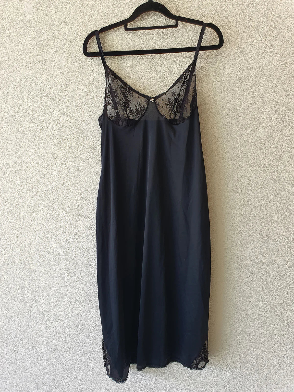 Bendon Vintage black slip Dress Size 14