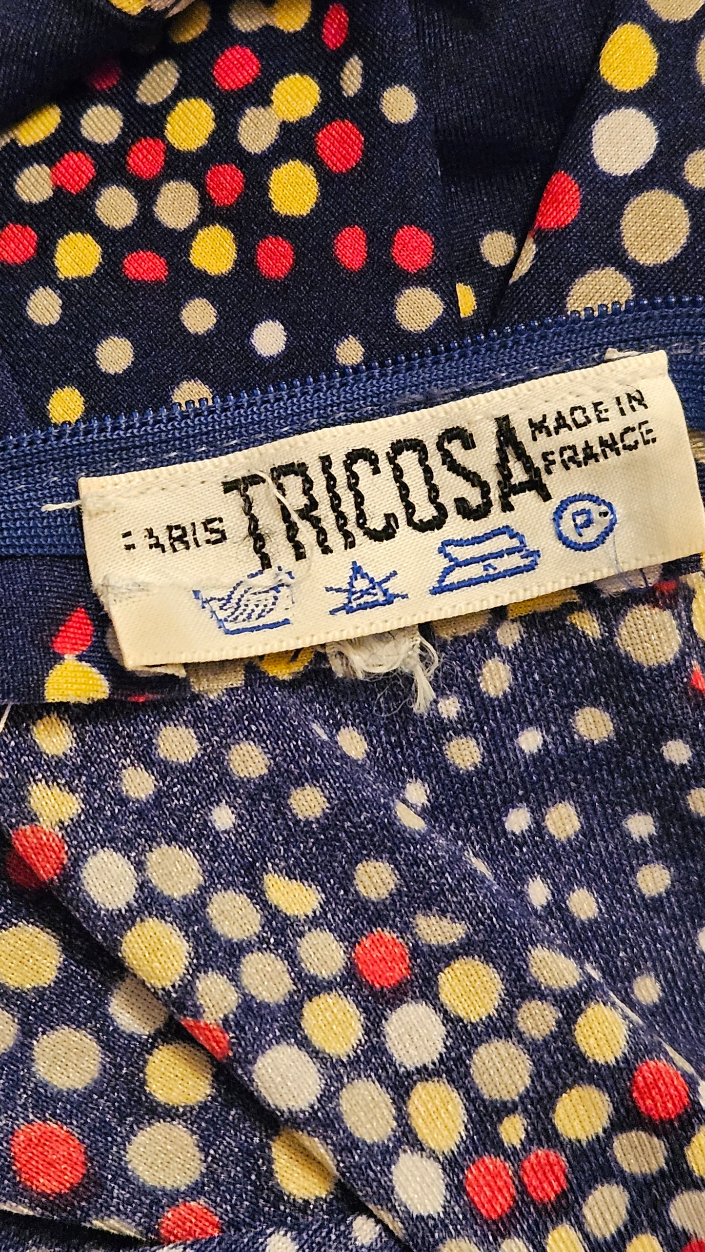 Rare find! Vintage 60s Tricosa Dress made in France