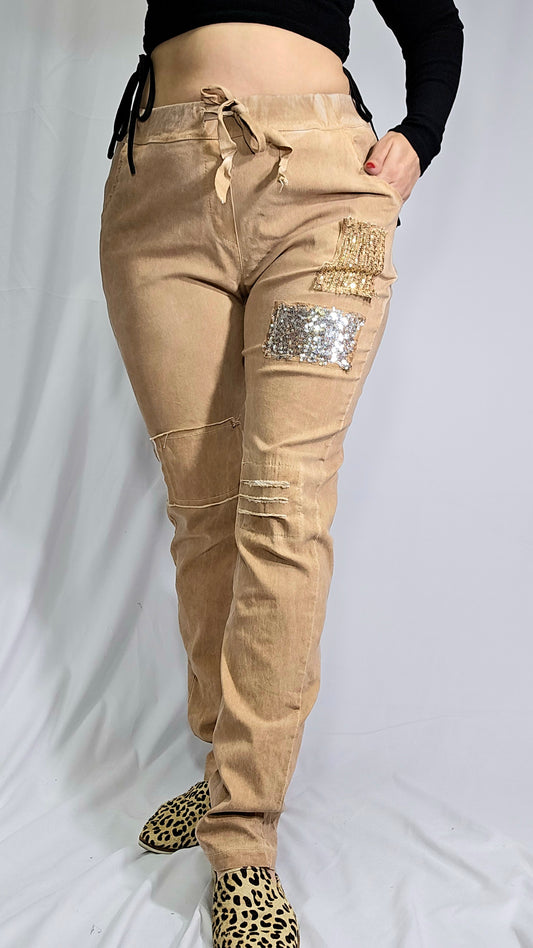 Italian Pants - Trousers, Stretch fabric Italian Trousers