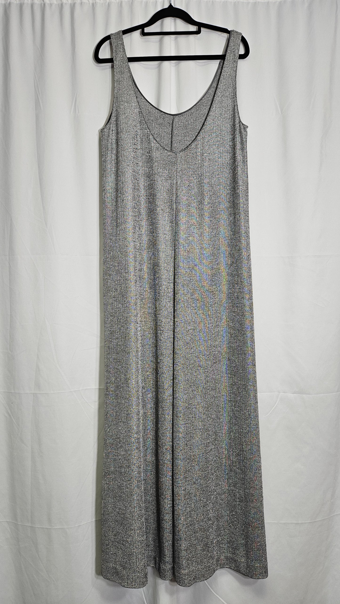 Silver wide Leg Jumpsuit - buy Preloved Jumpsuit - used jumpsuit