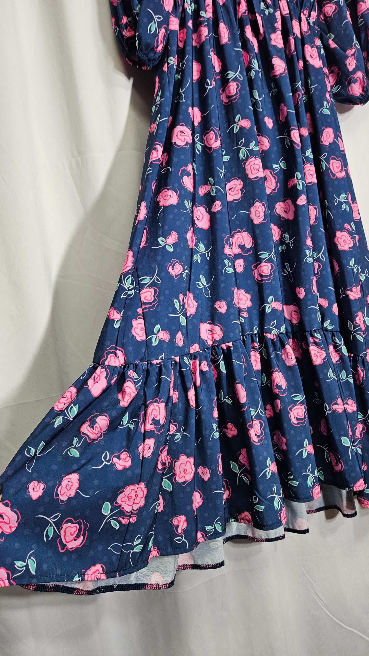 Floral maternity Dress - preloved dress. Size 14