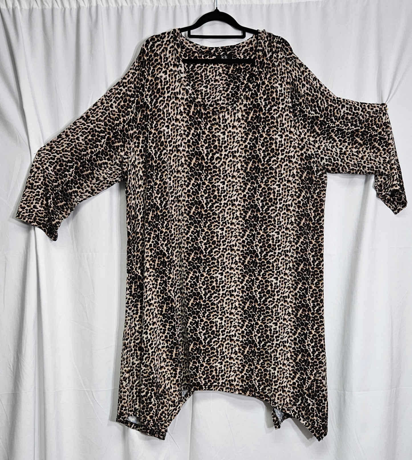 Oversized animal print Top - plus size Blouse