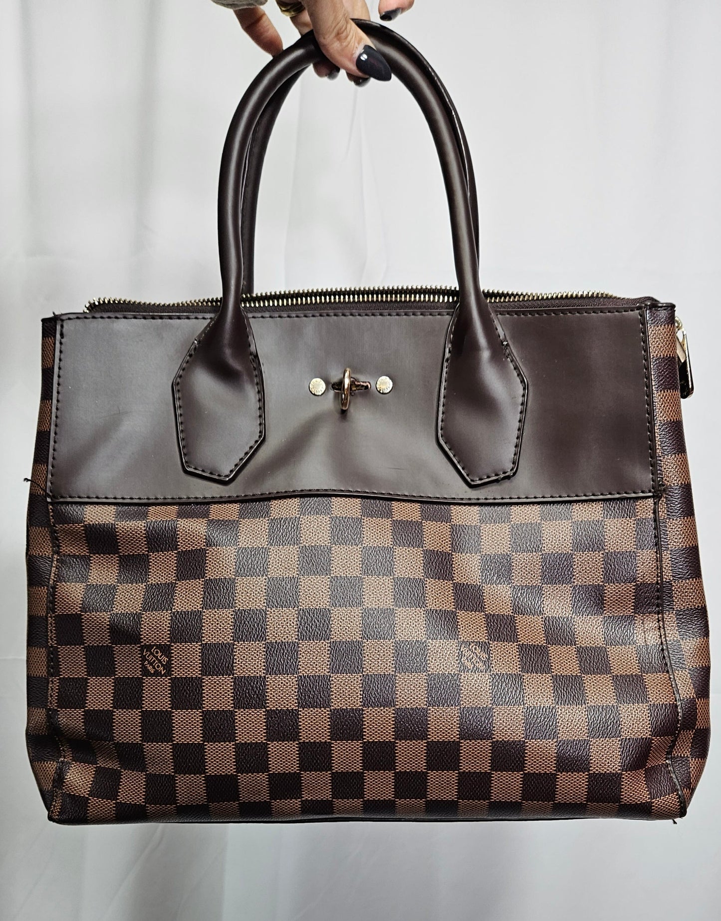 Lovely preloved handbag - LV style Tote Bag for sale in brown color