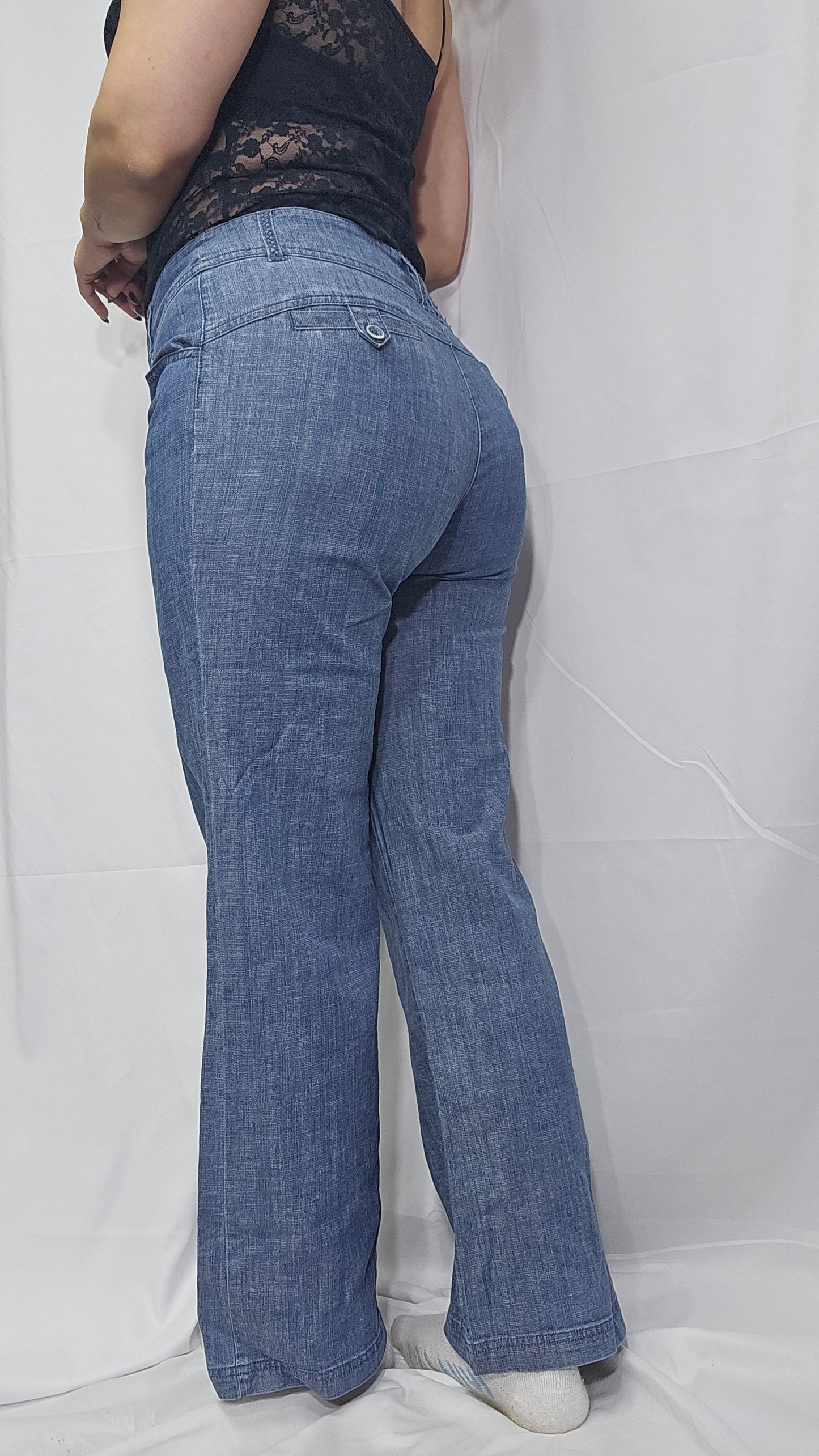 Monson Wide Leg Denim Pants