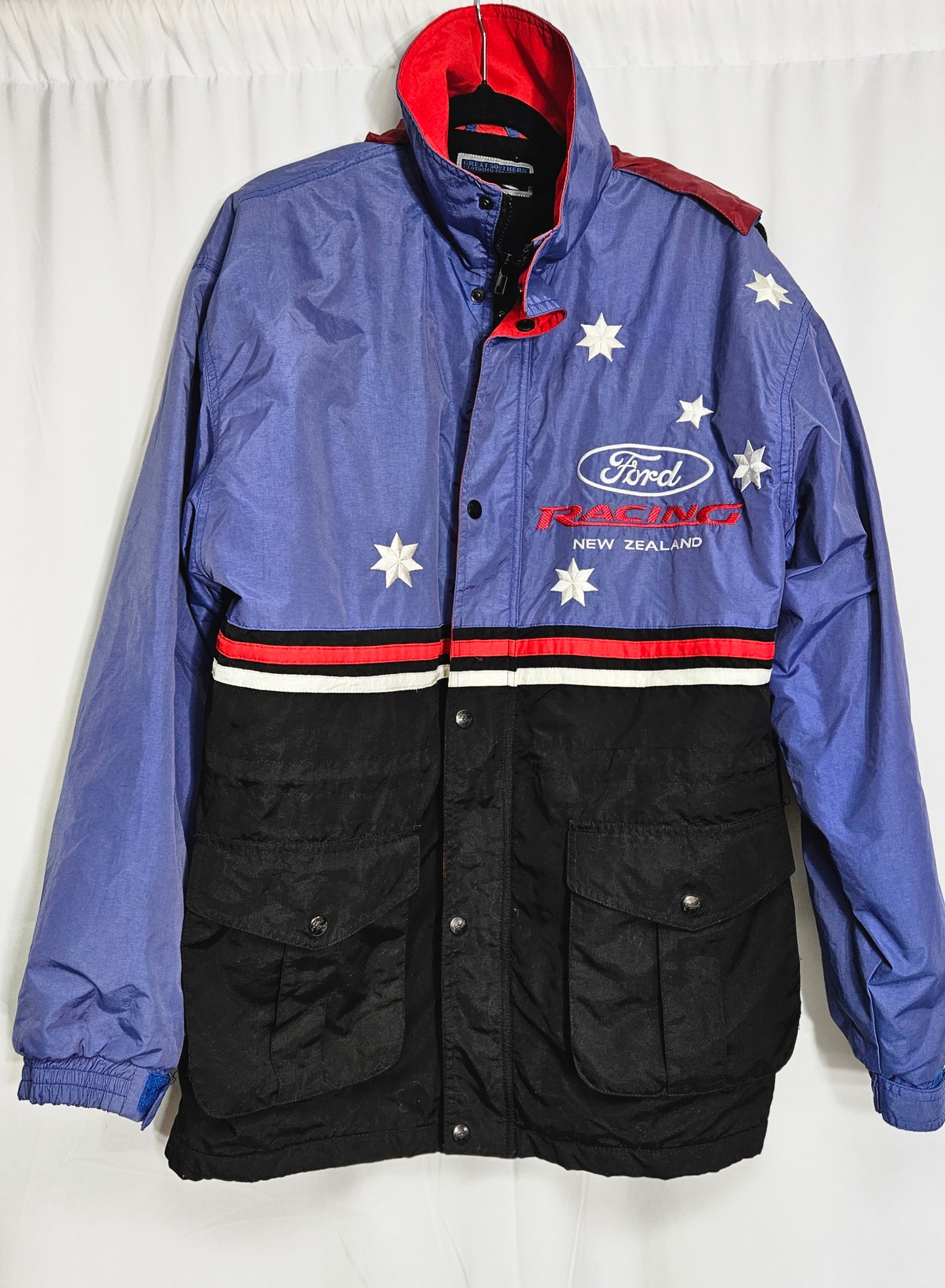 Vintage Racing Jacket Ford Racing New Zealand Parka Jacket