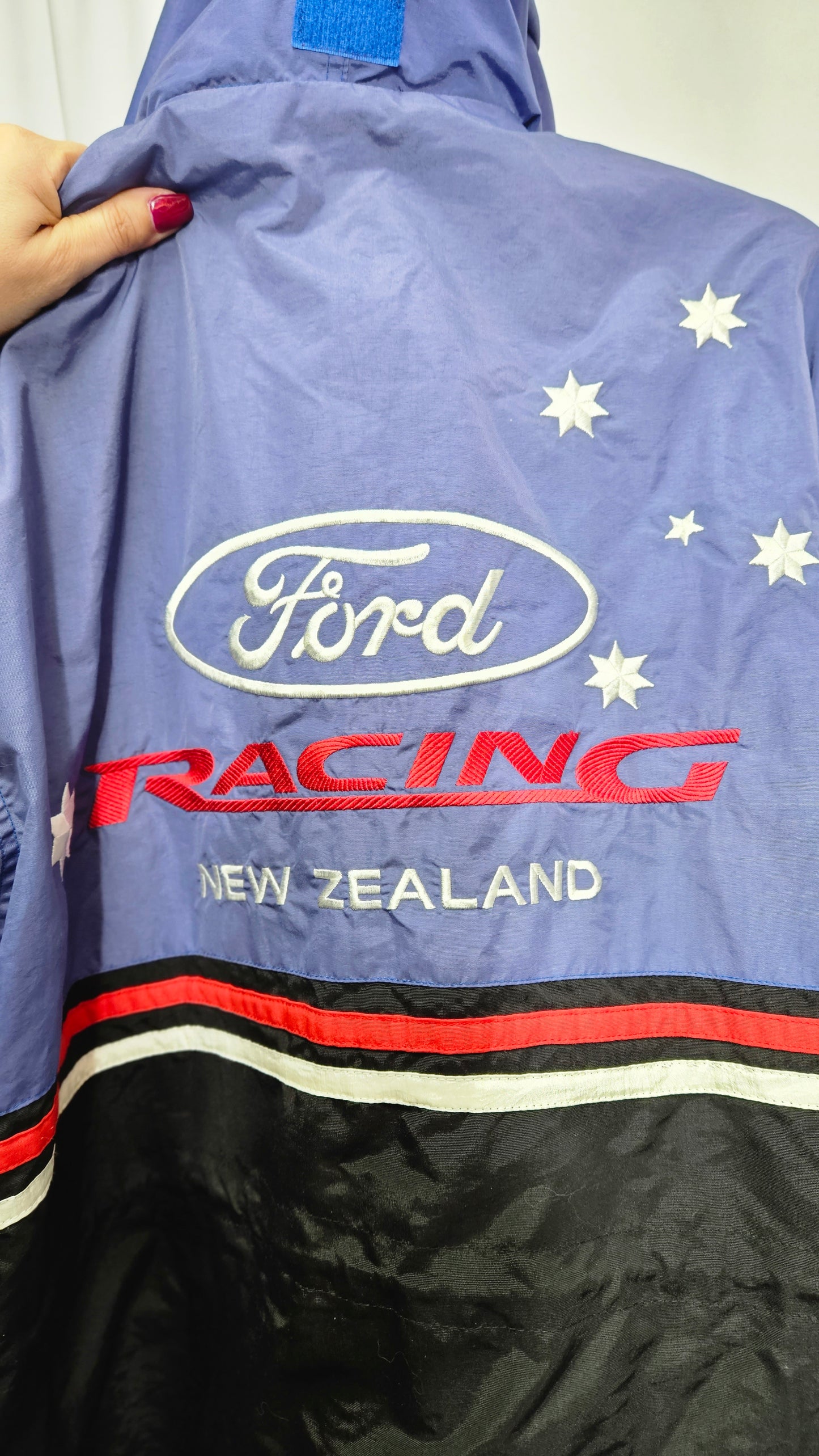 Vintage Racing Jacket Ford Racing New Zealand Parka Jacket