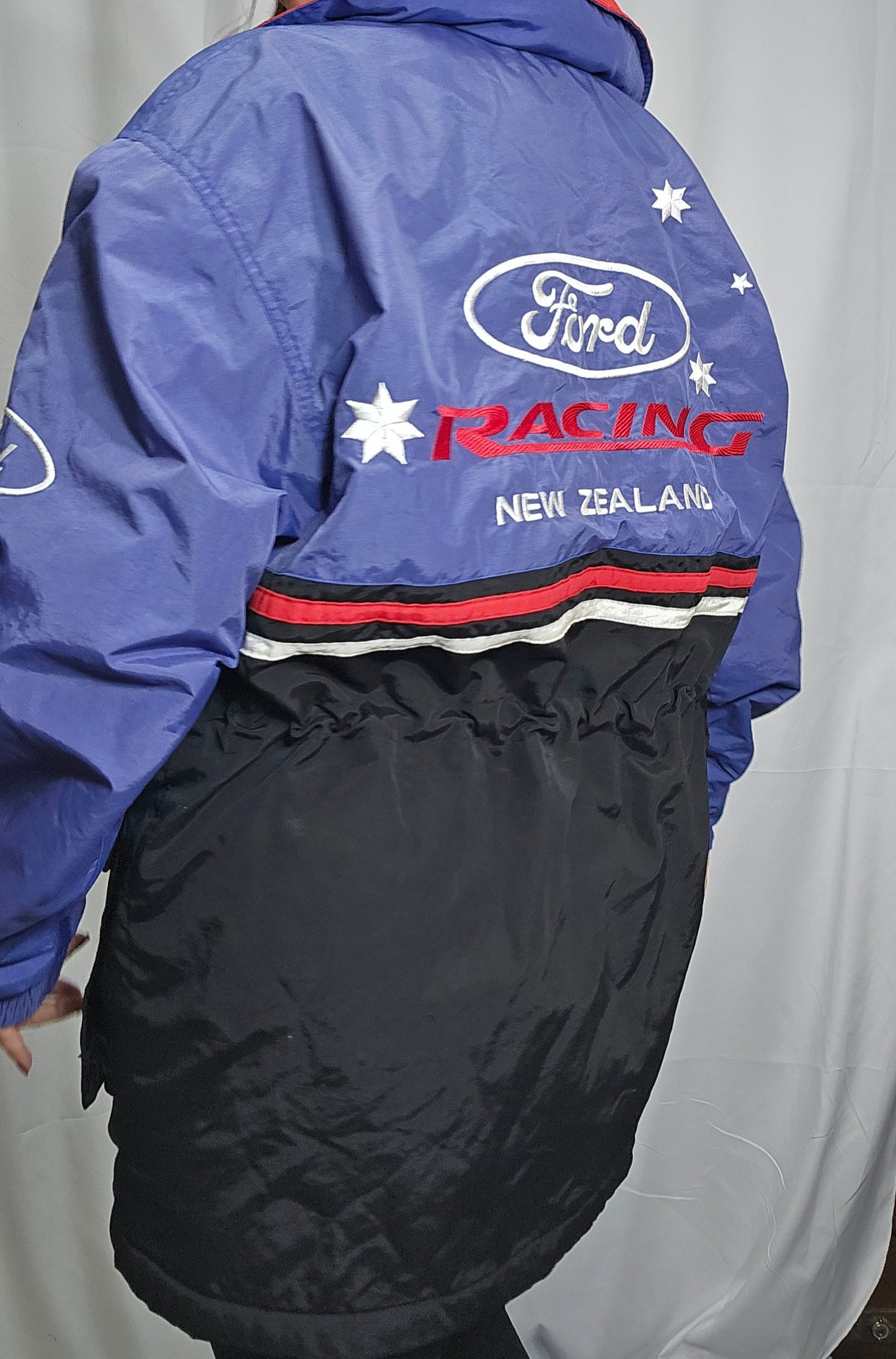 Vintage Racing Jacket Ford Racing New Zealand Parka Jacket