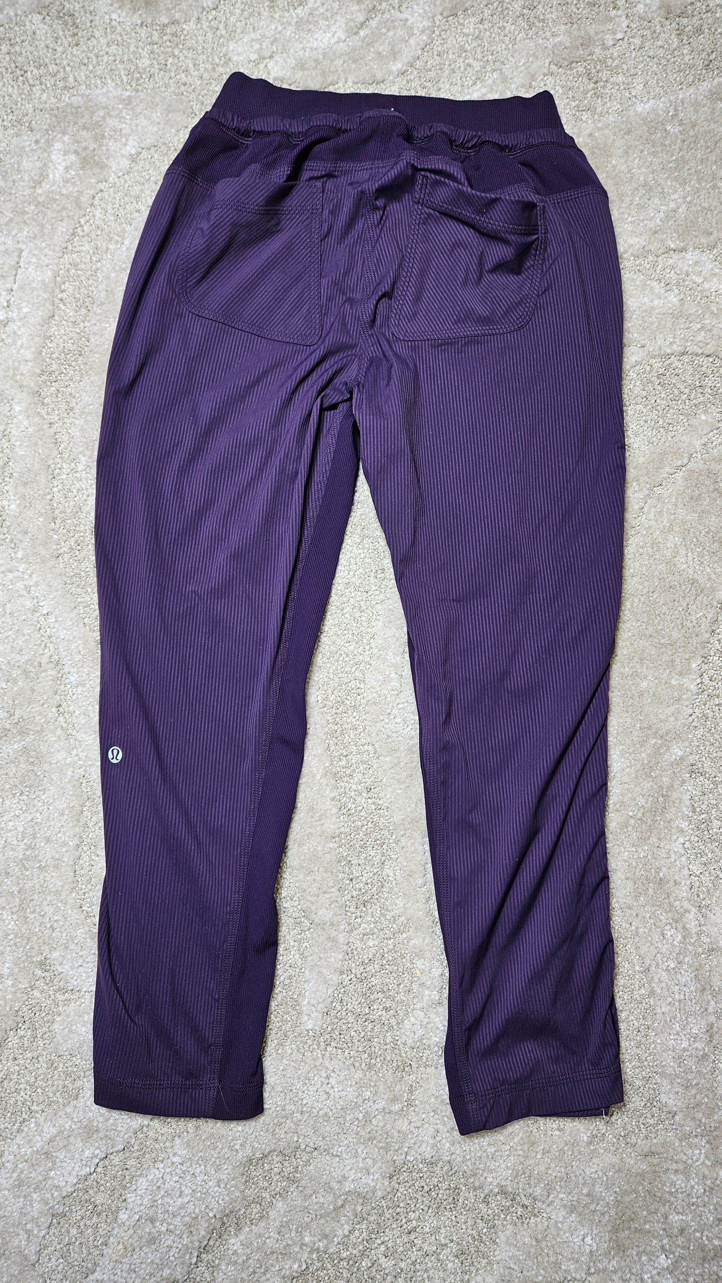 Lululemon Womens Black Street To Studio Pant II Unlined 26”Size 6 Stretch Yoga