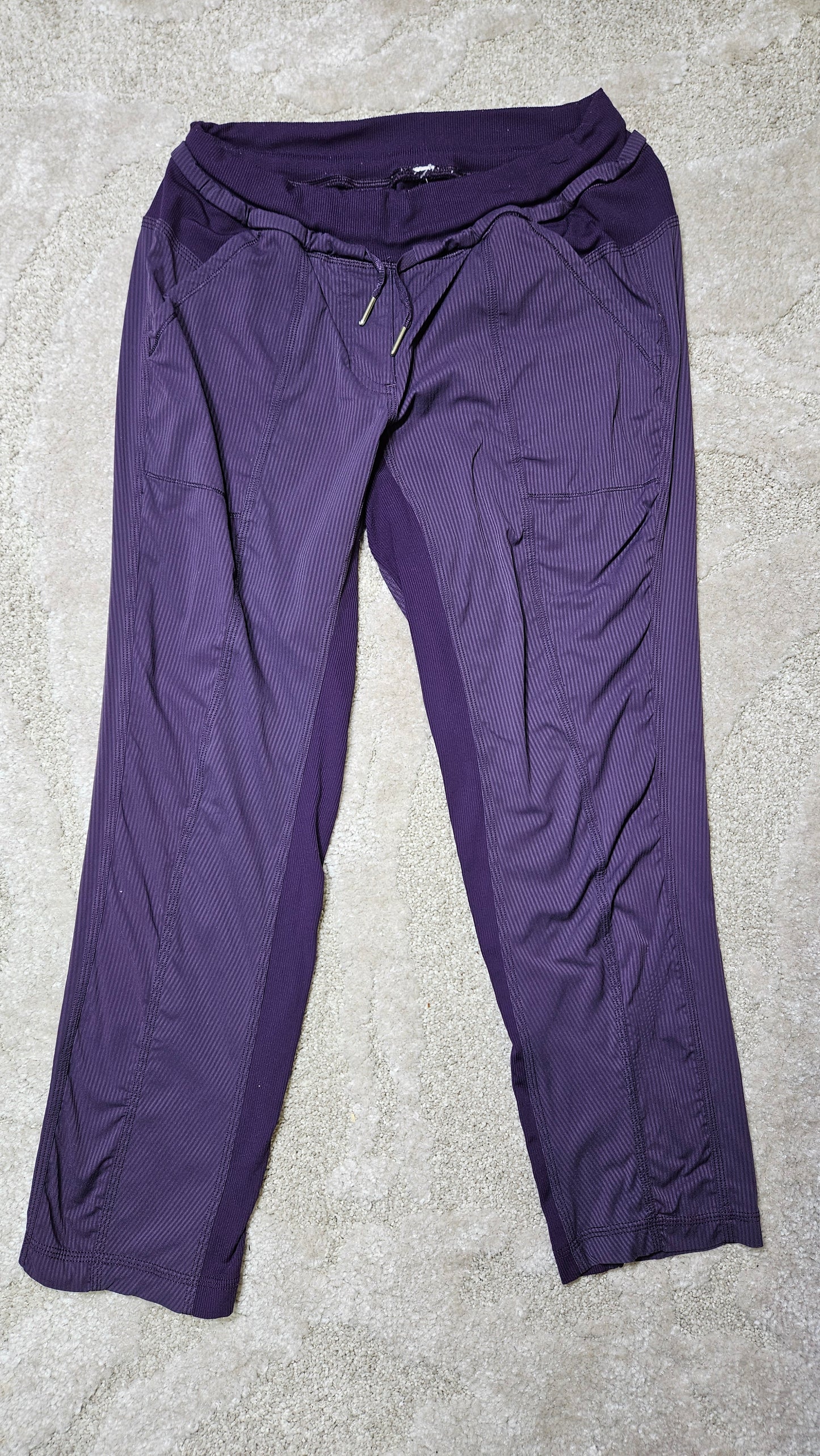 Lululemon Womens Black Street To Studio Pant II Unlined 26”Size 6 Stretch Yoga