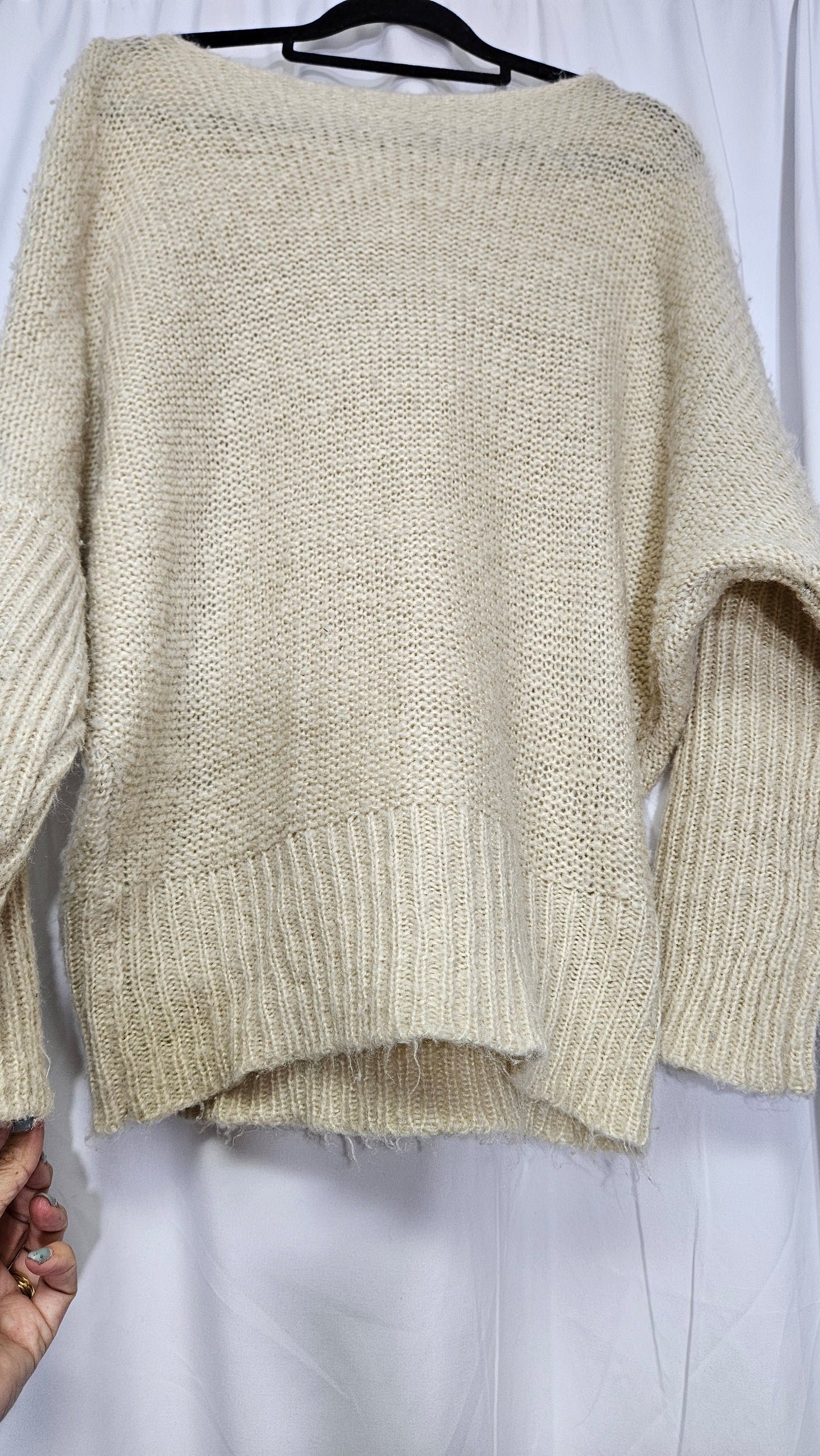 Beige sweater Knit top