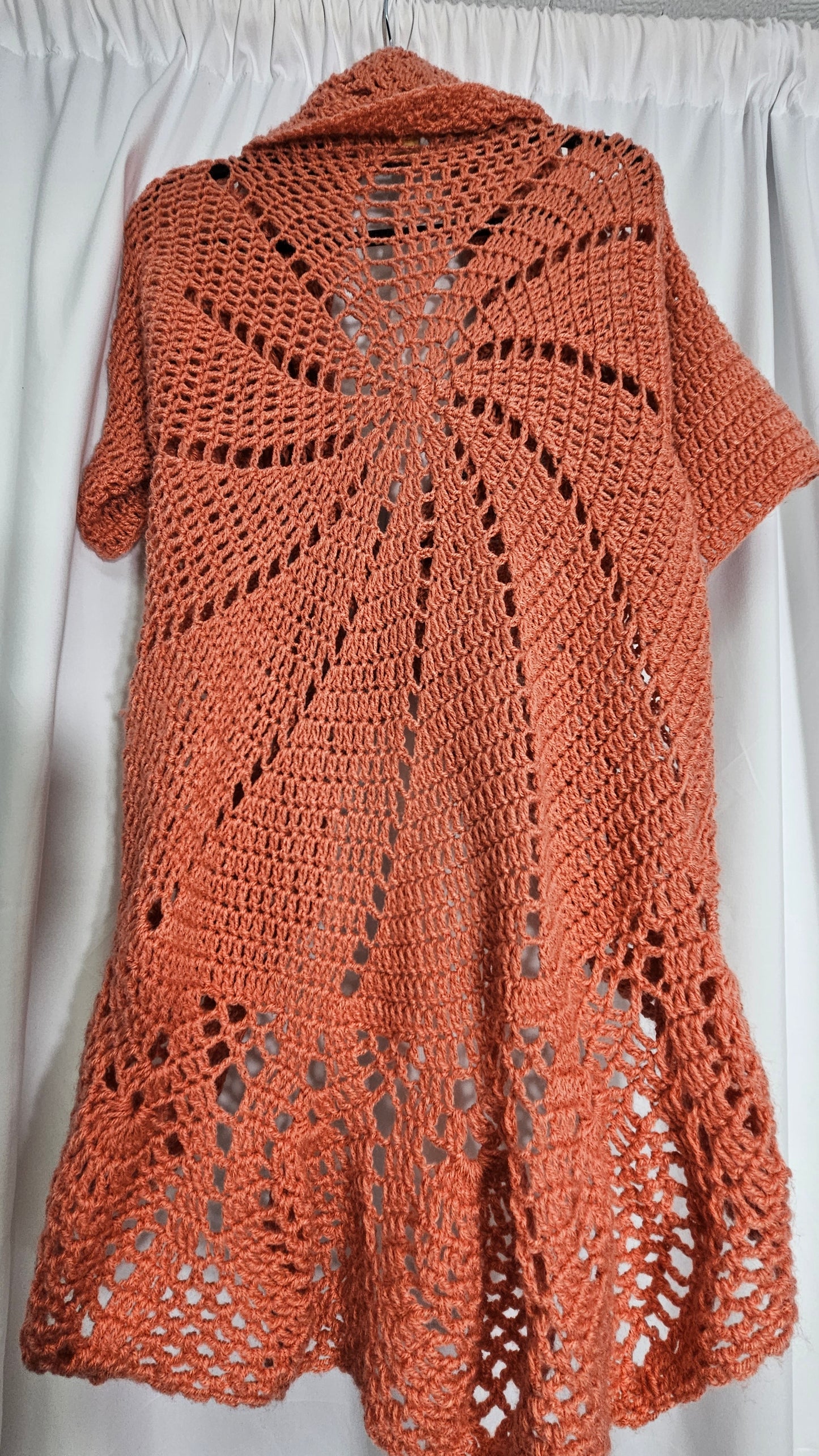 Crochet short sleeve Too - Cardigan bohemian style