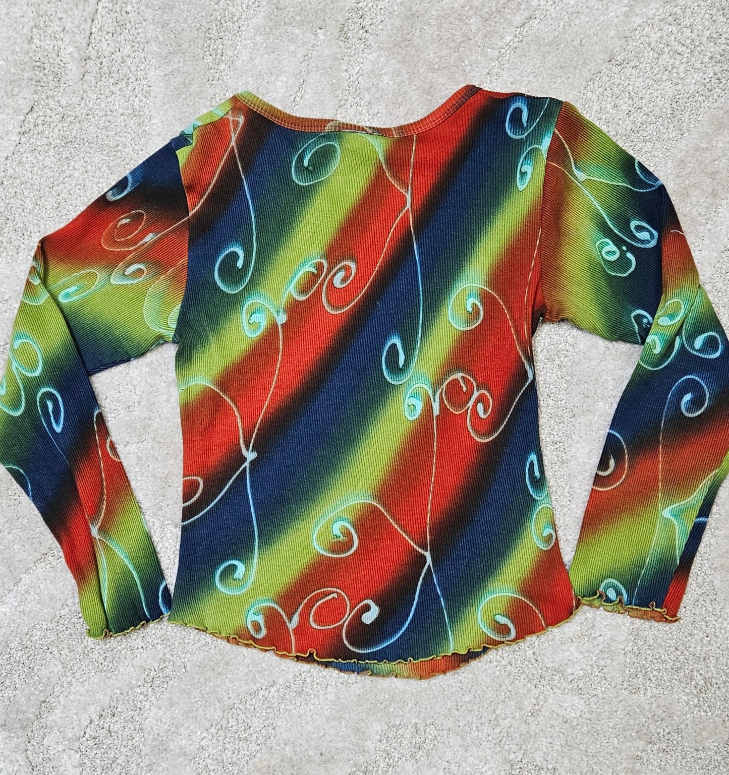 Hippie style long sleeves top