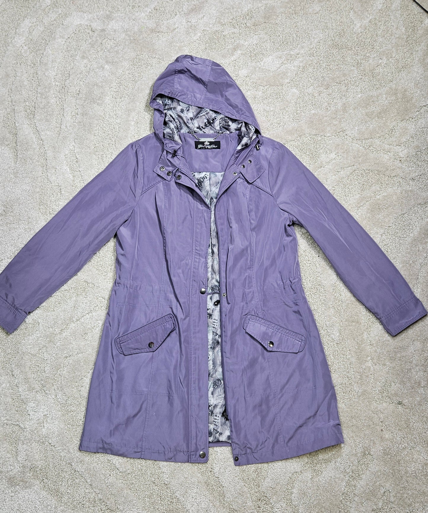 Purple Lightweight Jacket. Size 14