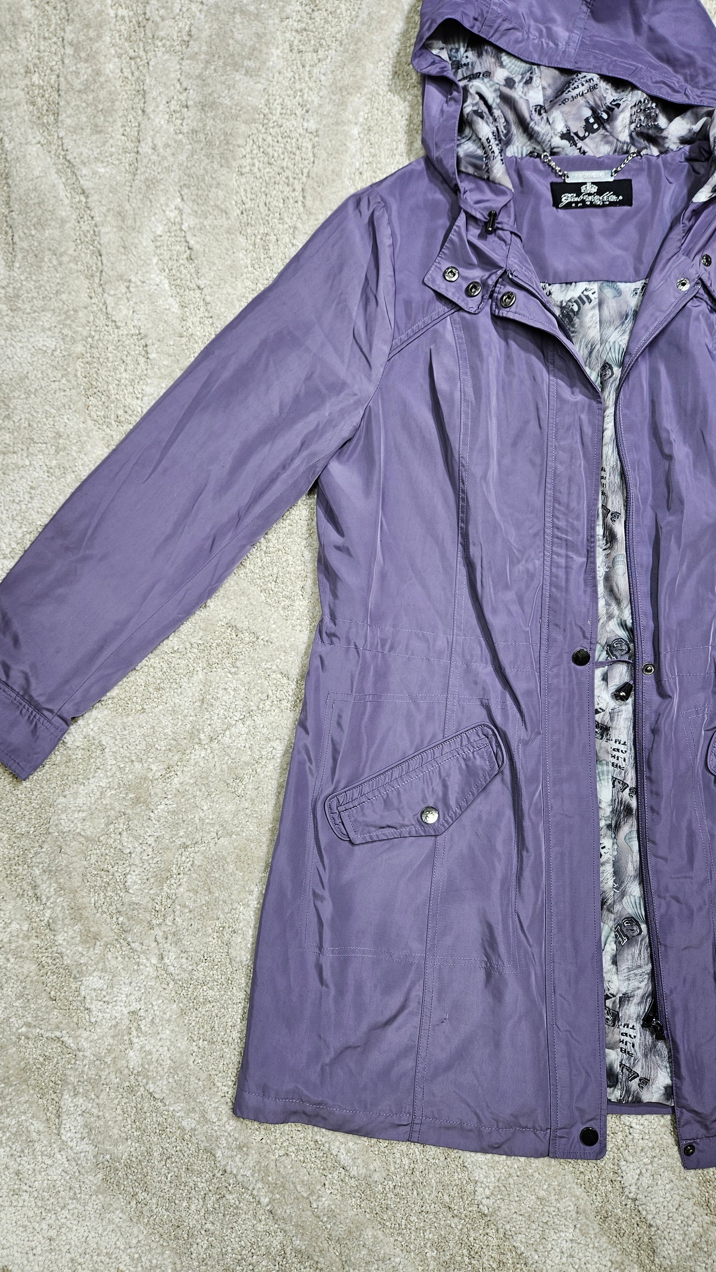 Purple Lightweight Jacket. Size 14