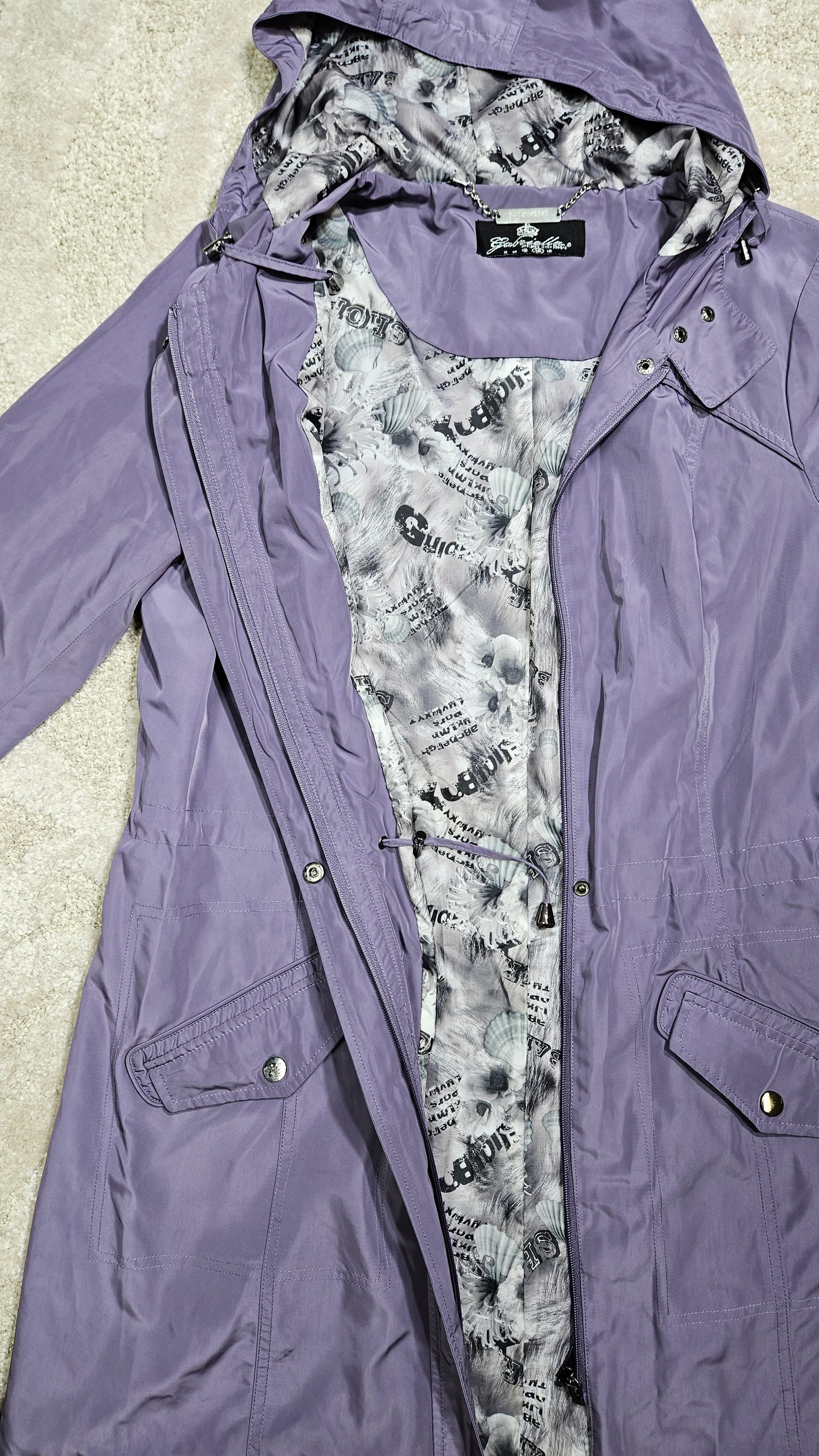 Purple Lightweight Jacket. Size 14