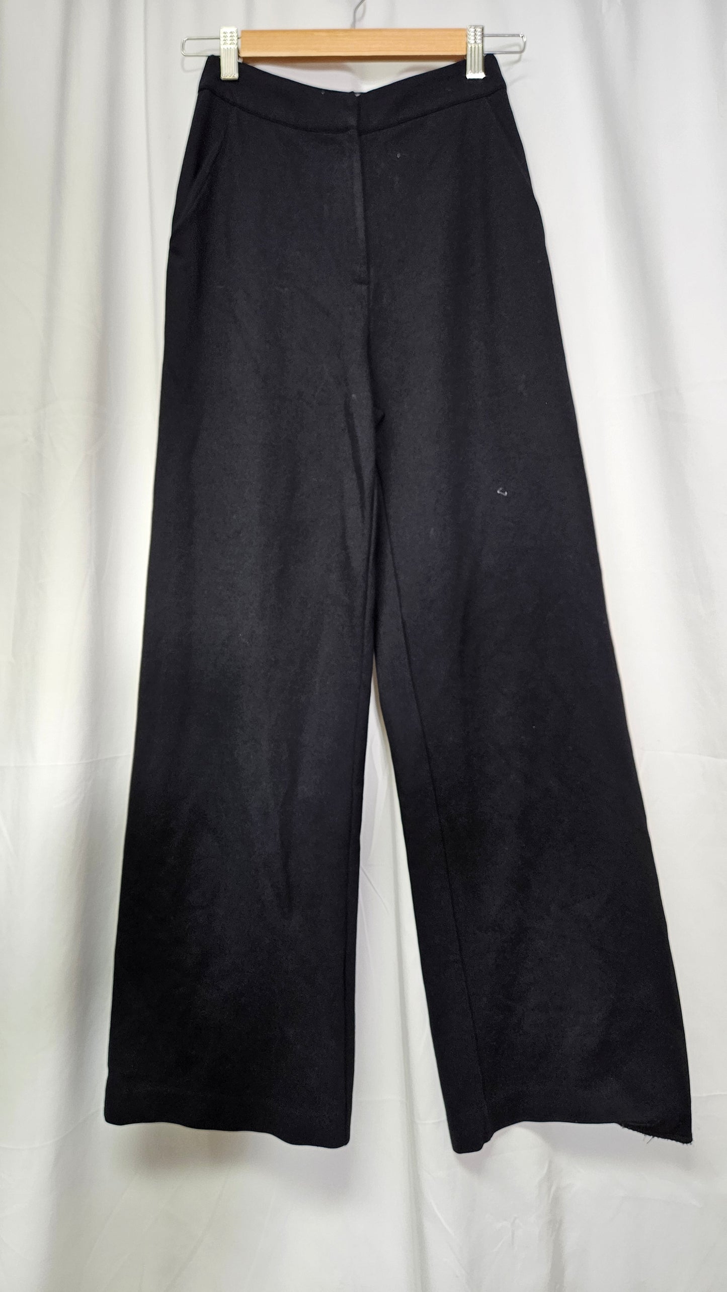 Stretchy Wide leg pants - Preloved Trousers Size XS