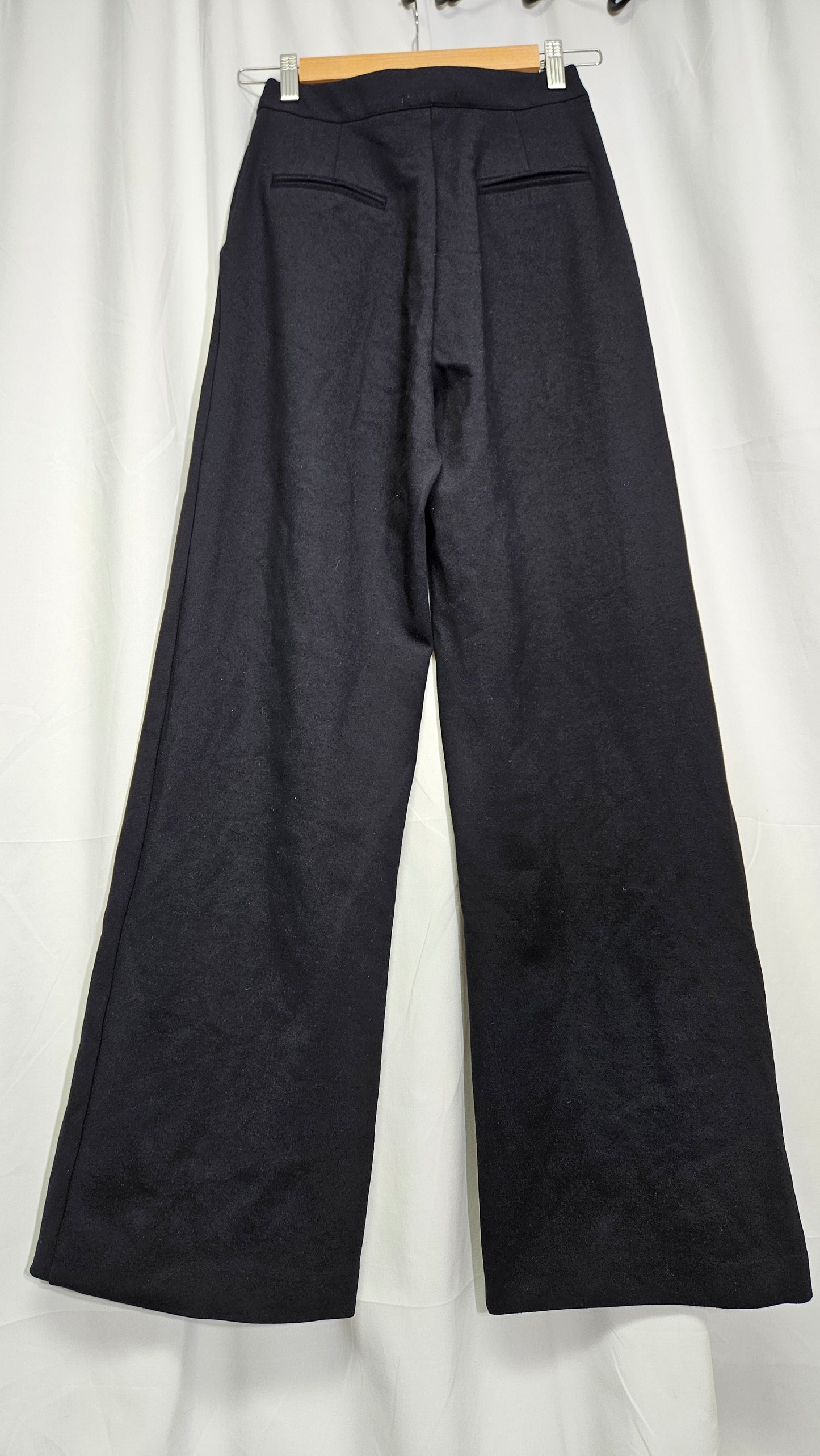 Stretchy Wide leg pants - Preloved Trousers Size XS