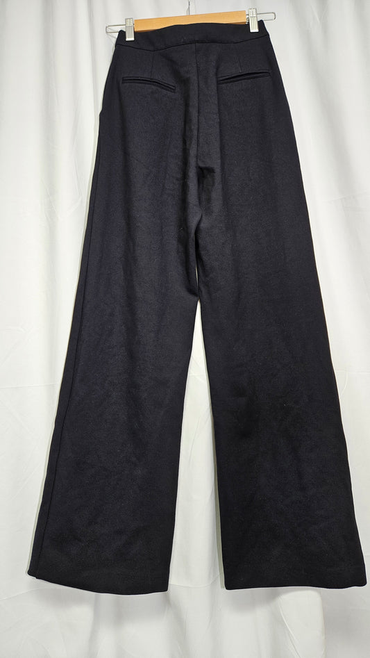 Stretchy Wide leg pants - Preloved Trousers Size XS