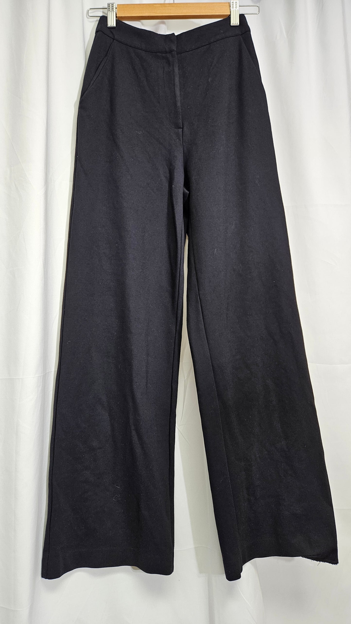 Stretchy Wide leg pants - Preloved Trousers Size XS