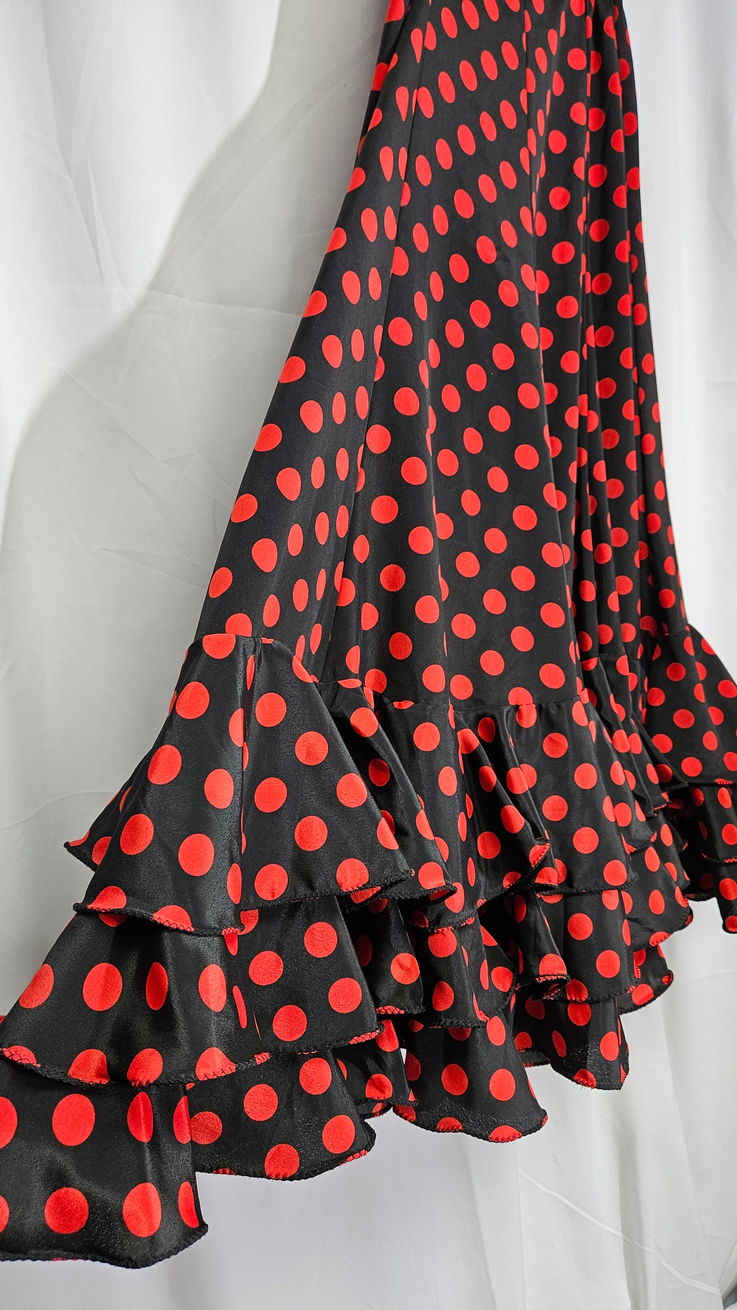 Flamenco high waisted Hip Flounce skirt Is A Popular Dance Wear