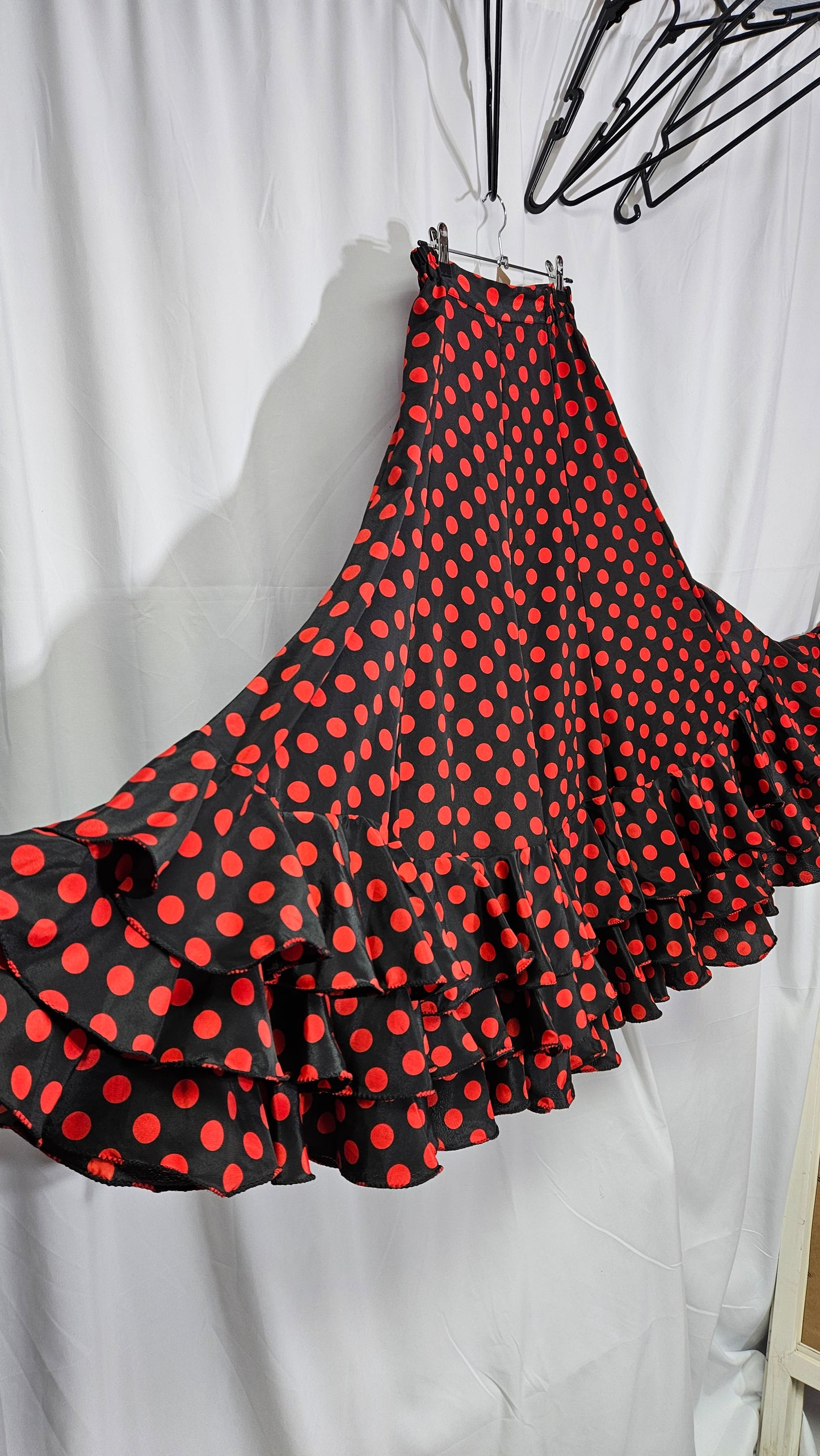 Flamenco high waisted Hip Flounce skirt Is A Popular Dance Wear