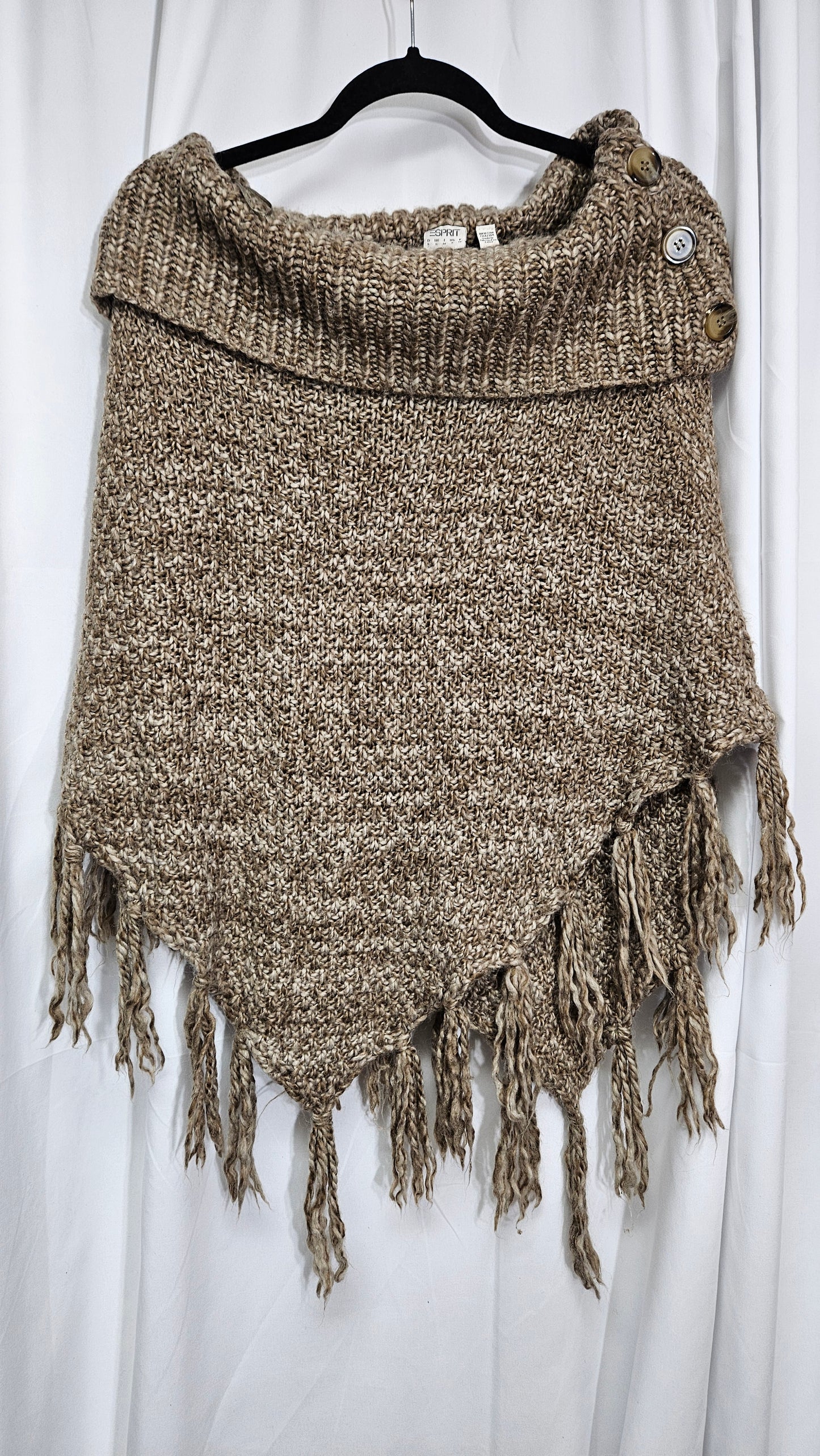 Lovely Esprit poncho - knit Poncho top Bohemian style