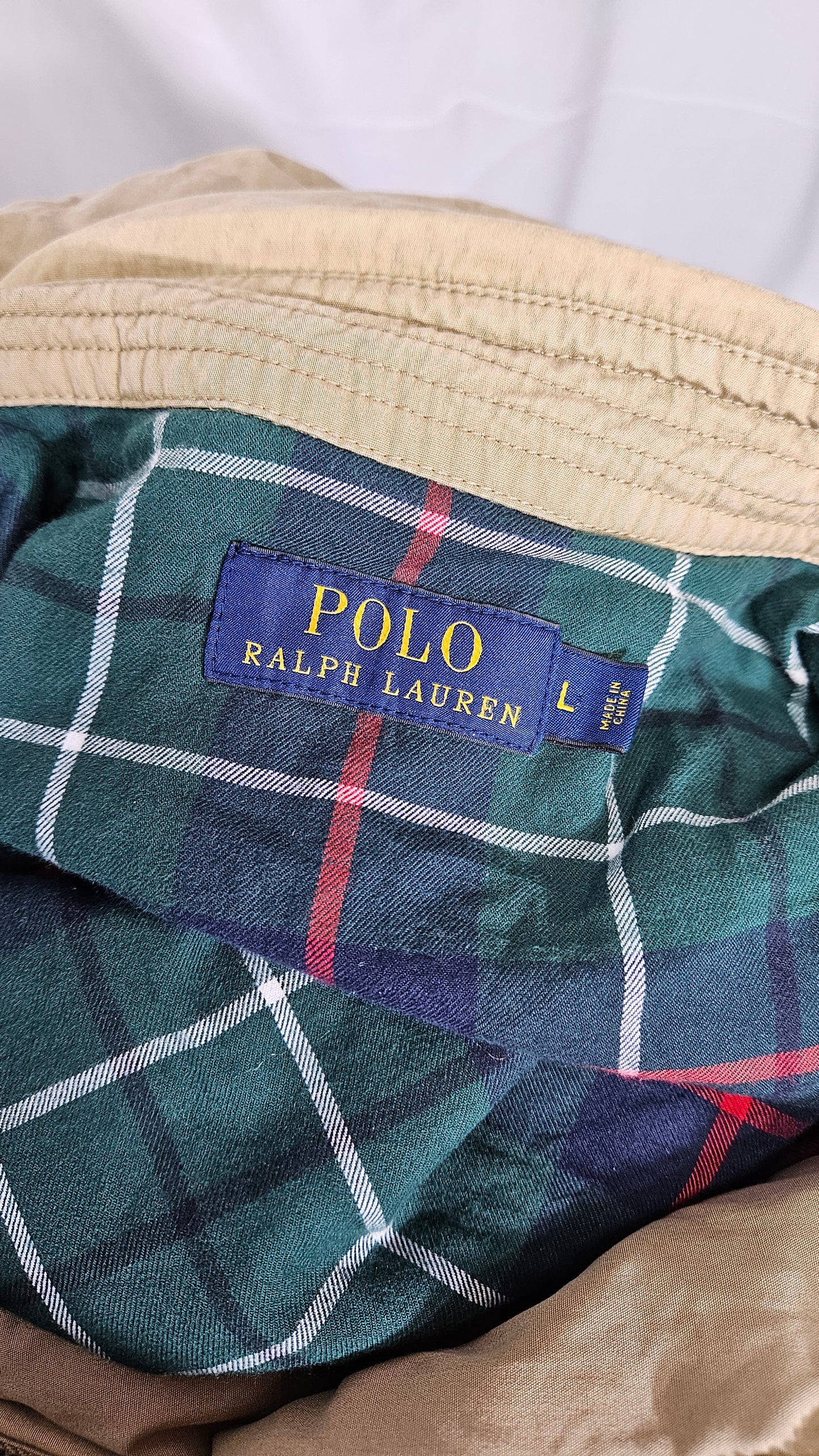 Polo Ralph Lauren POLO RALPH LAUREN Harrington Tartan Bomber Jacket Size: US L