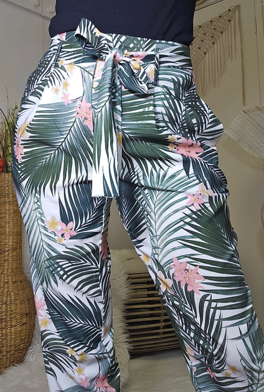 PORTMANS Womens Pants Size 10 High Waisted Pockets BeltPants - Trousers
