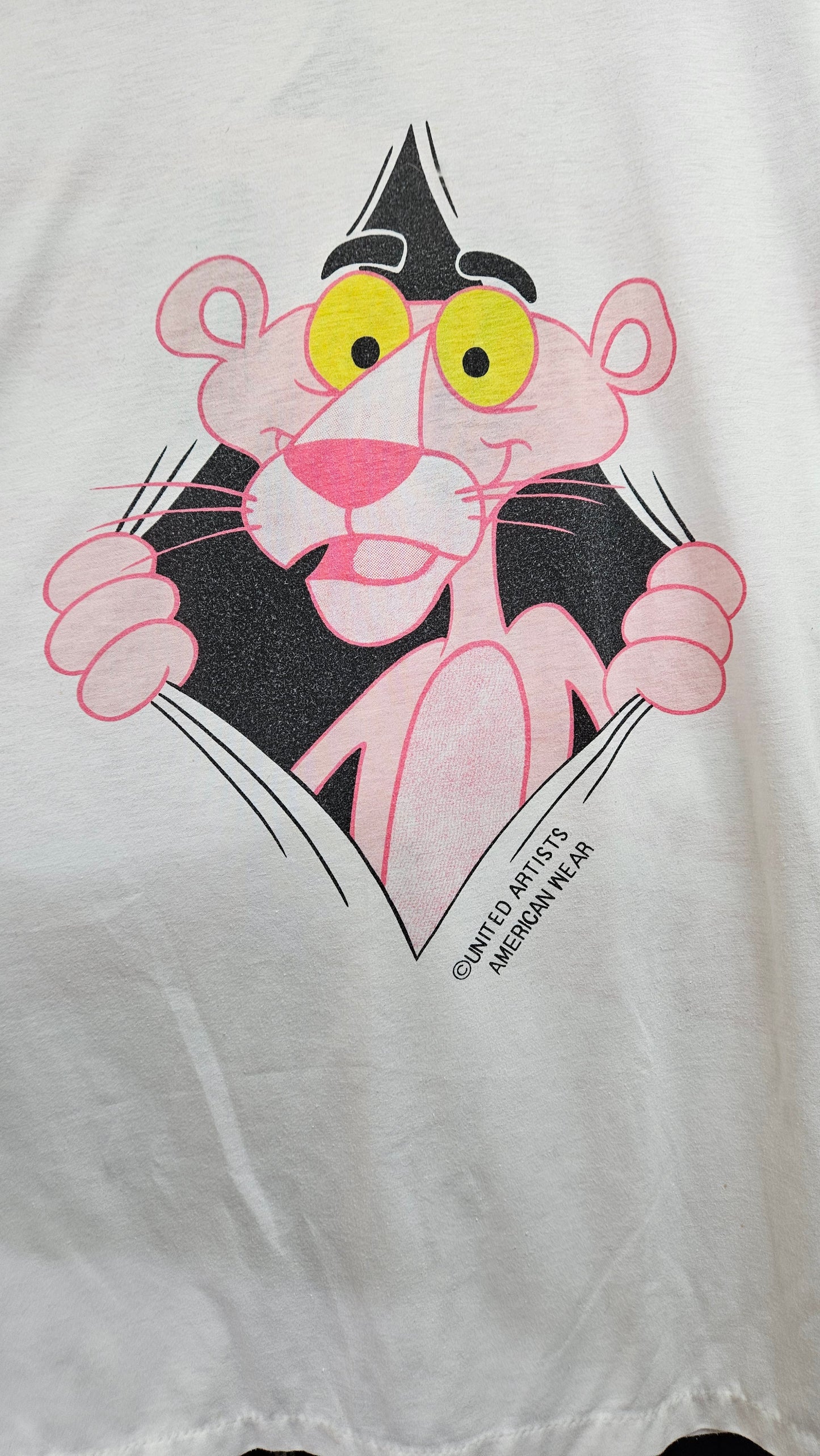 Pink Panter Vintage top - Retro  tee -Shirt - Crewneck