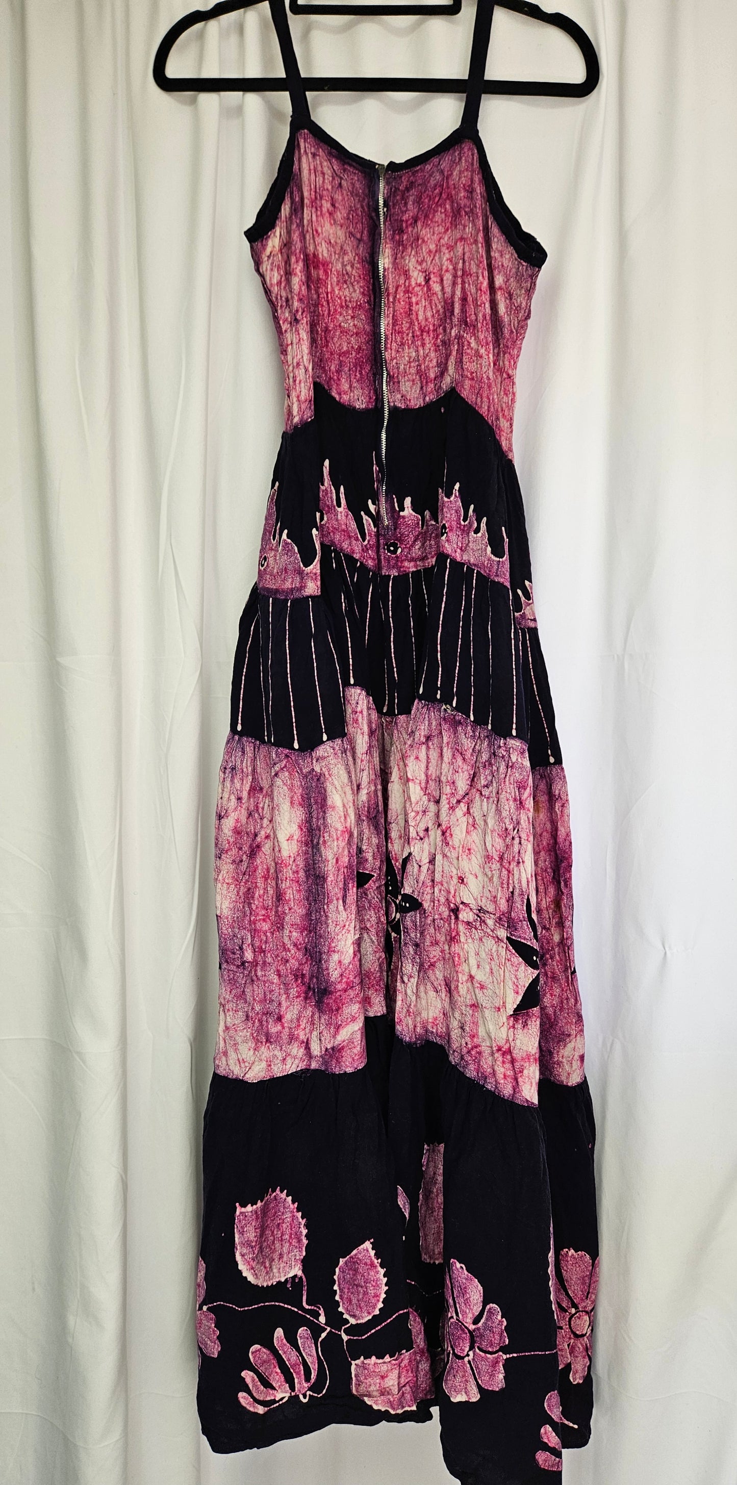 Vintage Inodnesian Maxi Dress 100% cotton