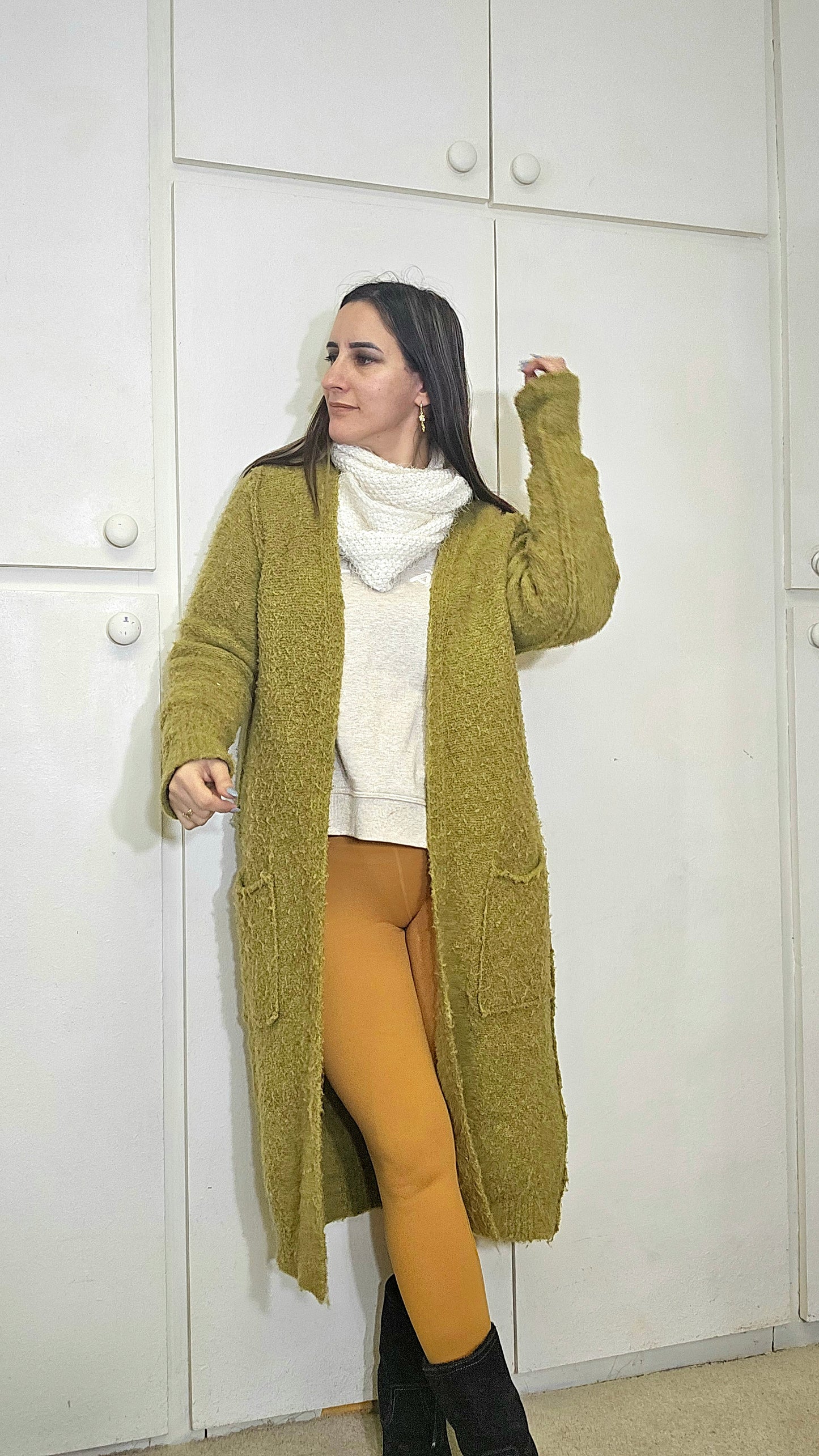 Knit Coat - Preloved Cardigan Coat