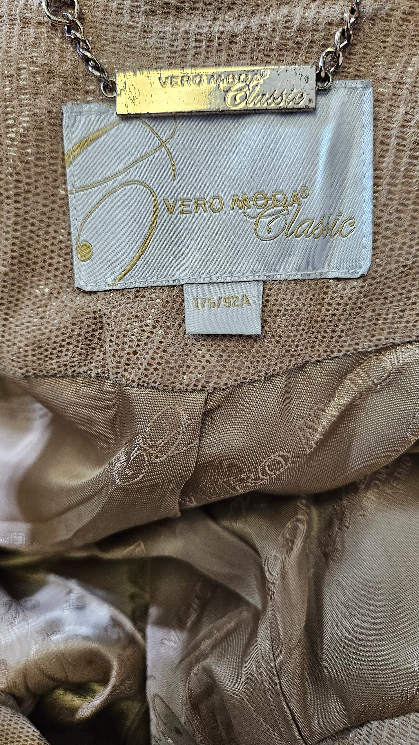 Formal Sexy Coat Vero Moda Leather Jacket - Preloved jacket