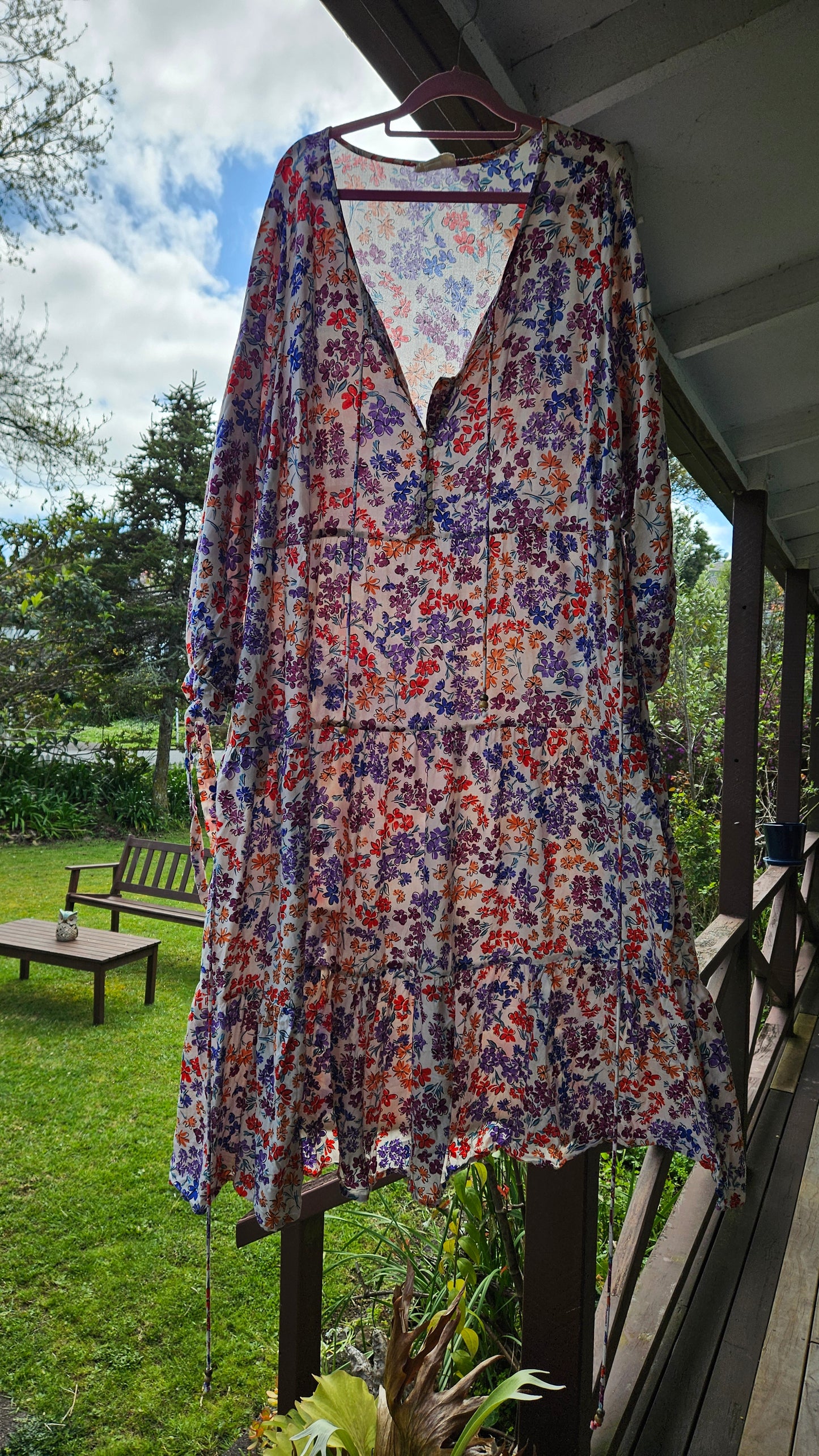 Floral long dress Size 18 - Plus Size Dress