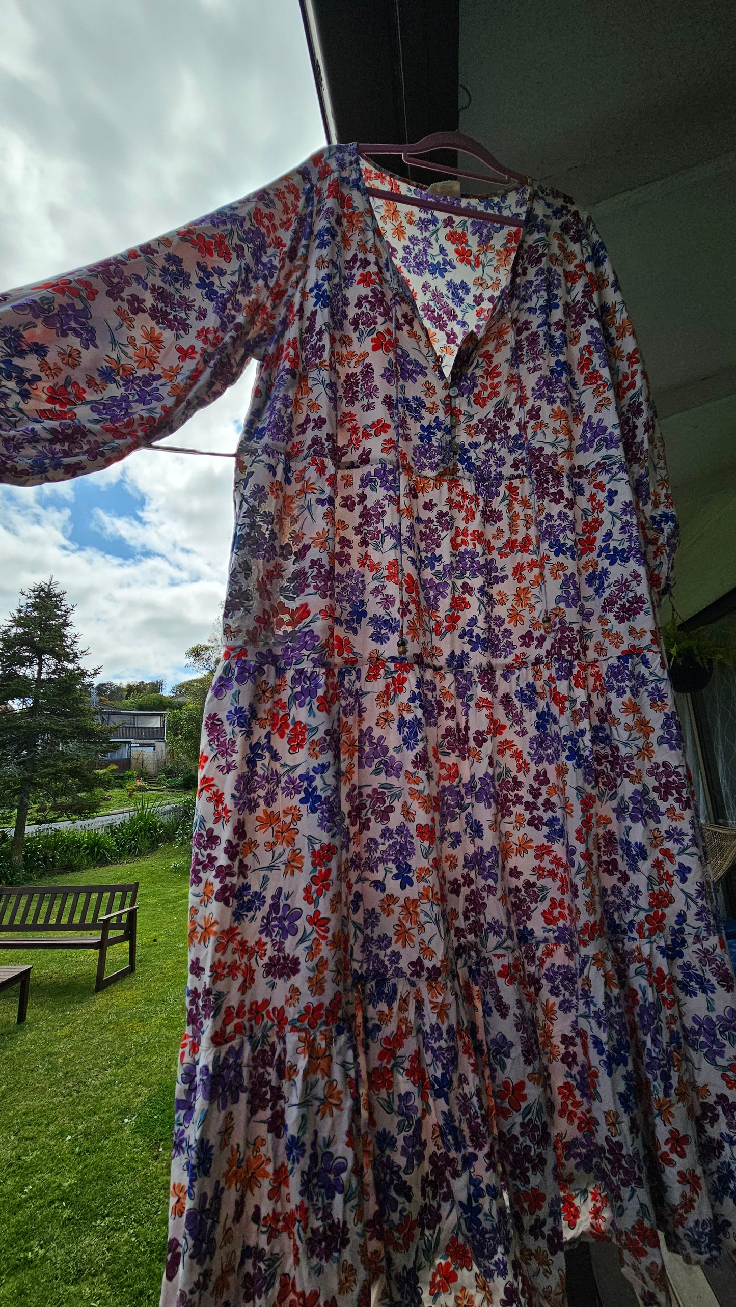 Floral long dress Size 18 - Plus Size Dress