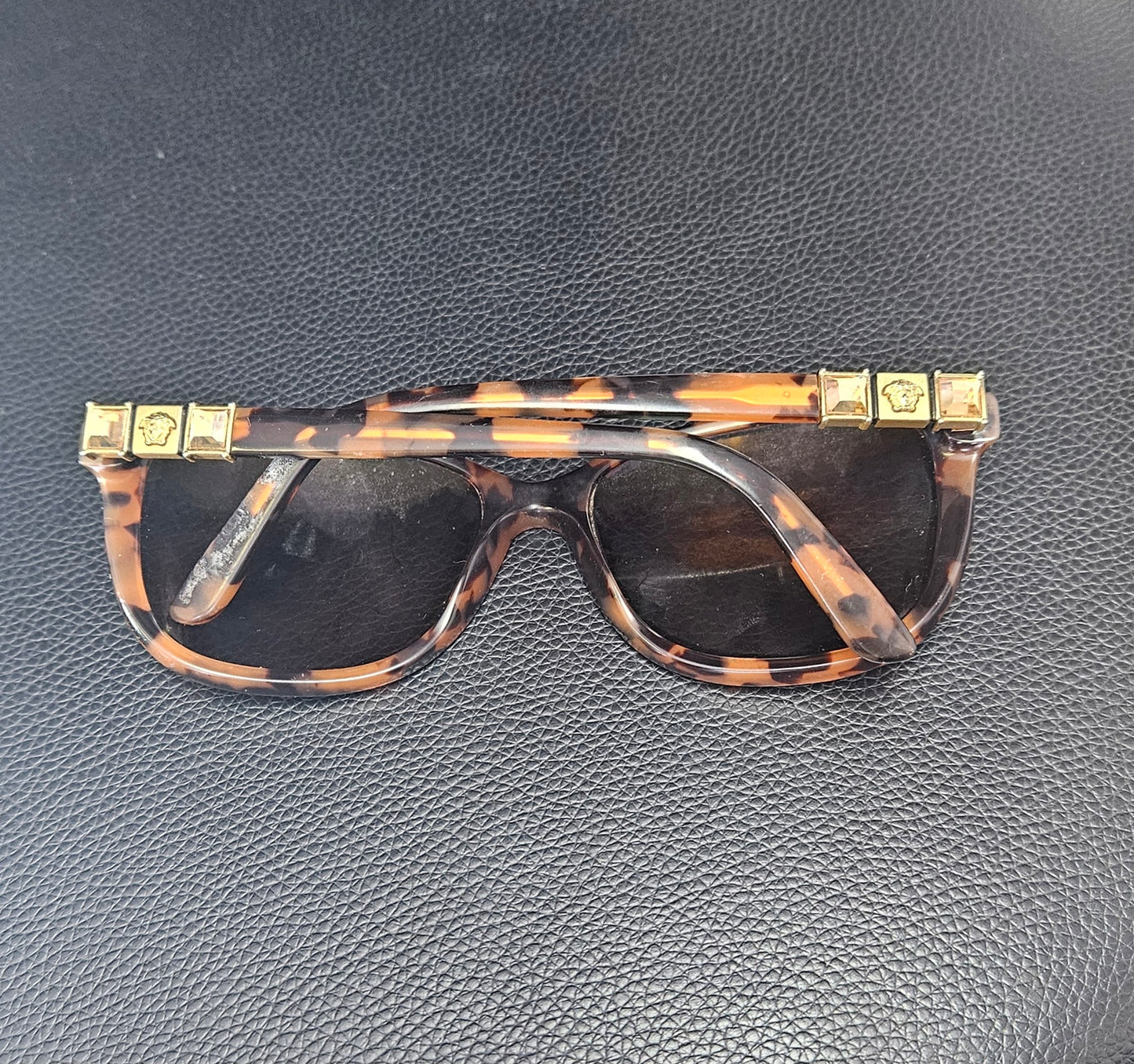 VERSACE MOD.4293B 944/13 Tortoise/ prescription CRYSTALS AUTHENTIC made in ITALY