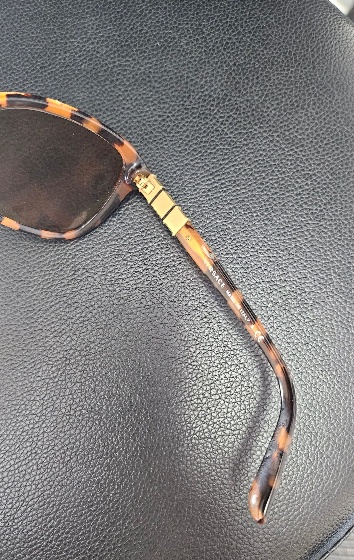 VERSACE MOD.4293B 944/13 Tortoise/ prescription CRYSTALS AUTHENTIC made in ITALY