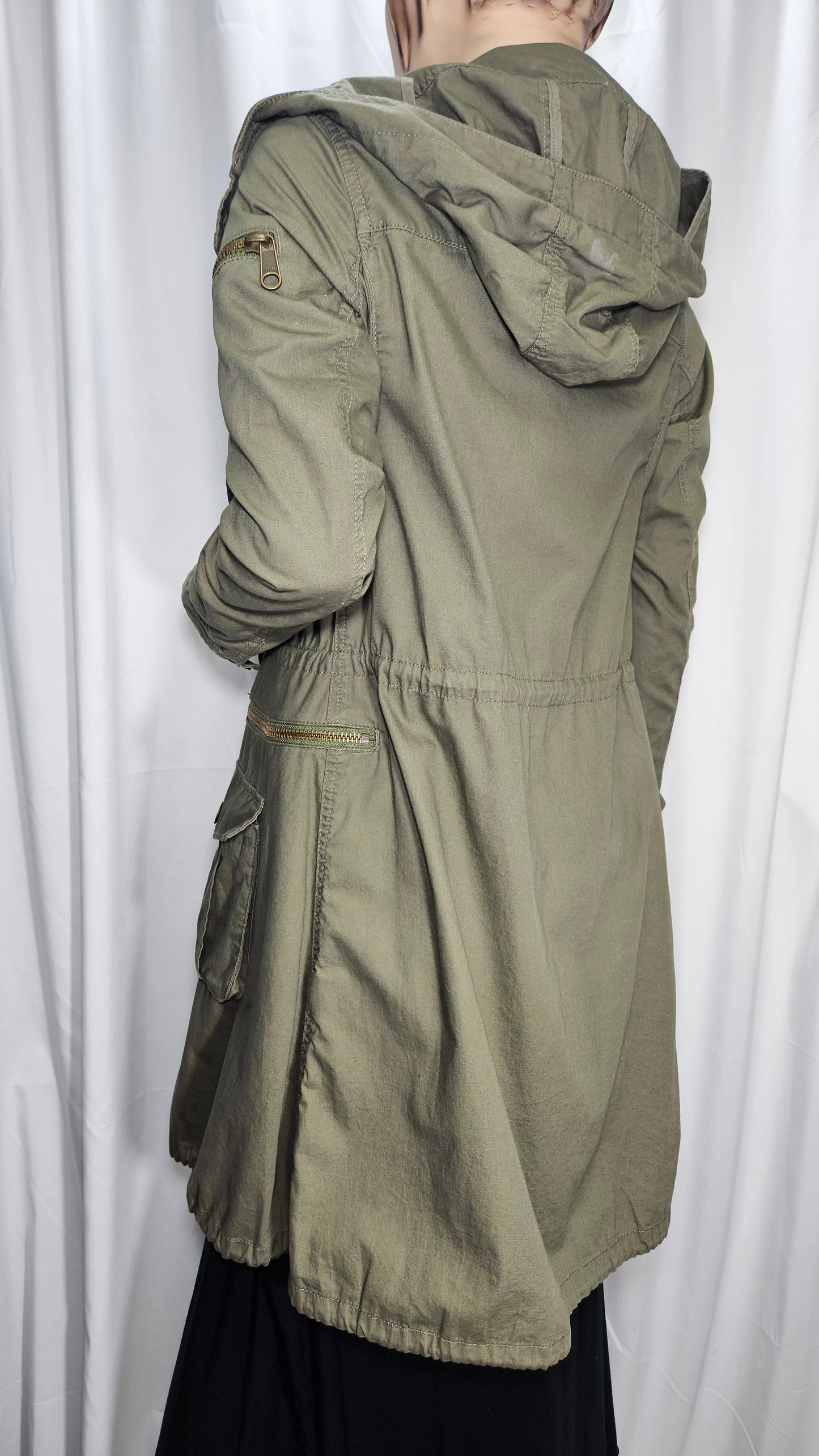 Nine Army Jacket Trench Preloved Jacket-Coat  - Cargo Style