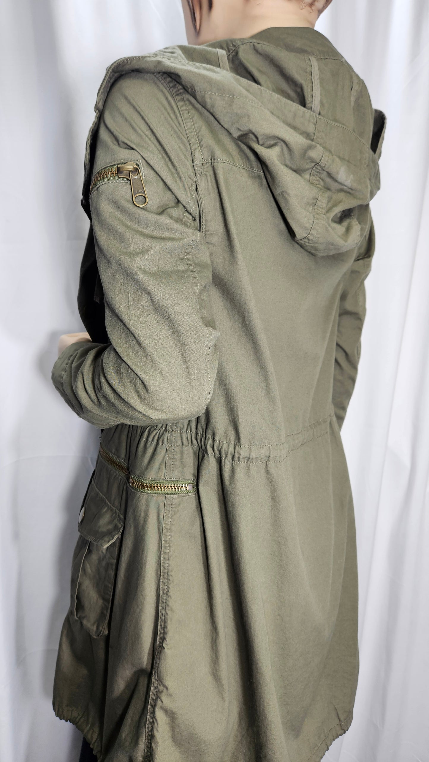 Nine Army Jacket Trench Preloved Jacket-Coat  - Cargo Style