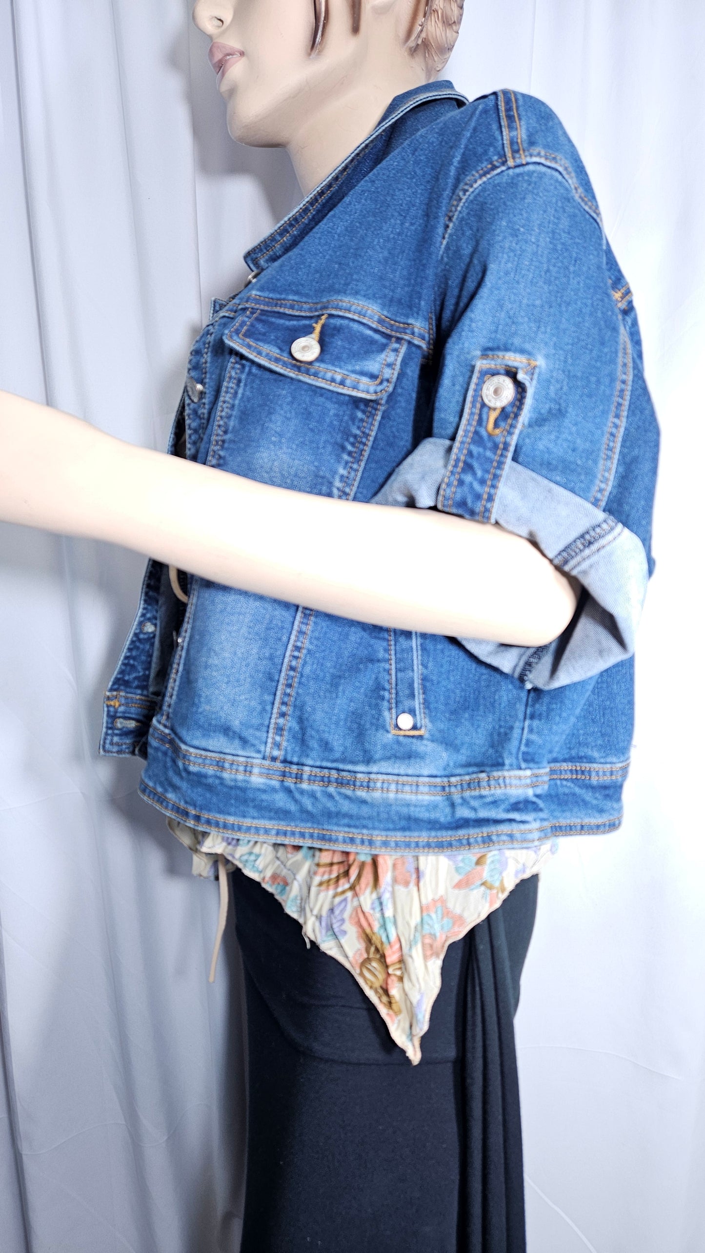 Denim Short sleeve jacket